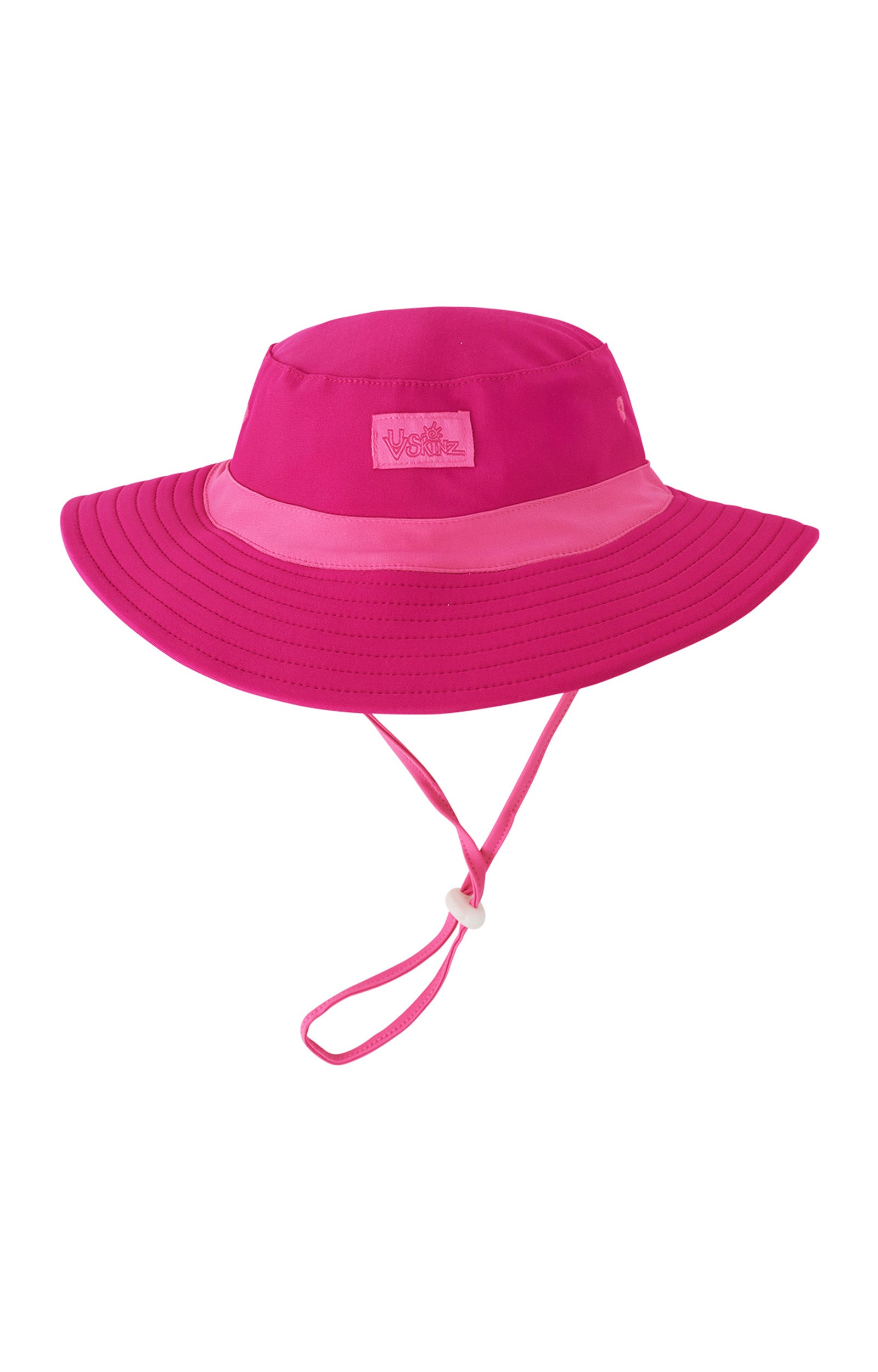 UV Skinz's girl's swim hat in hot pink bubblegum|hot-pink-bubblegum