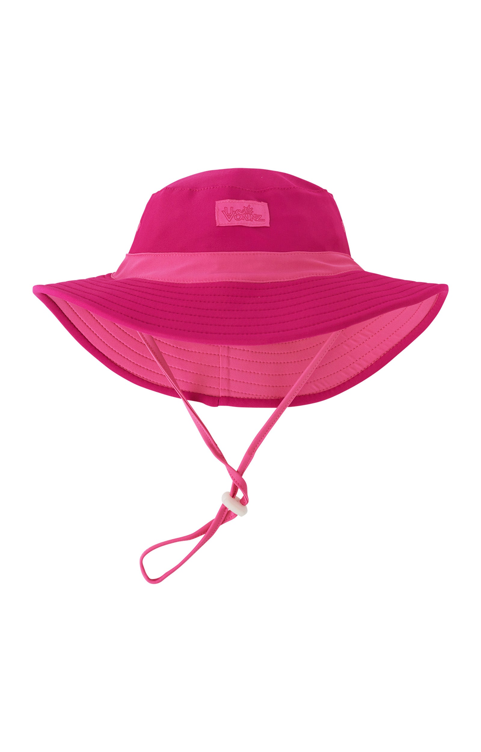 UV Skinz's girl's swim hat in hot pink bubblegum|hot-pink-bubblegum