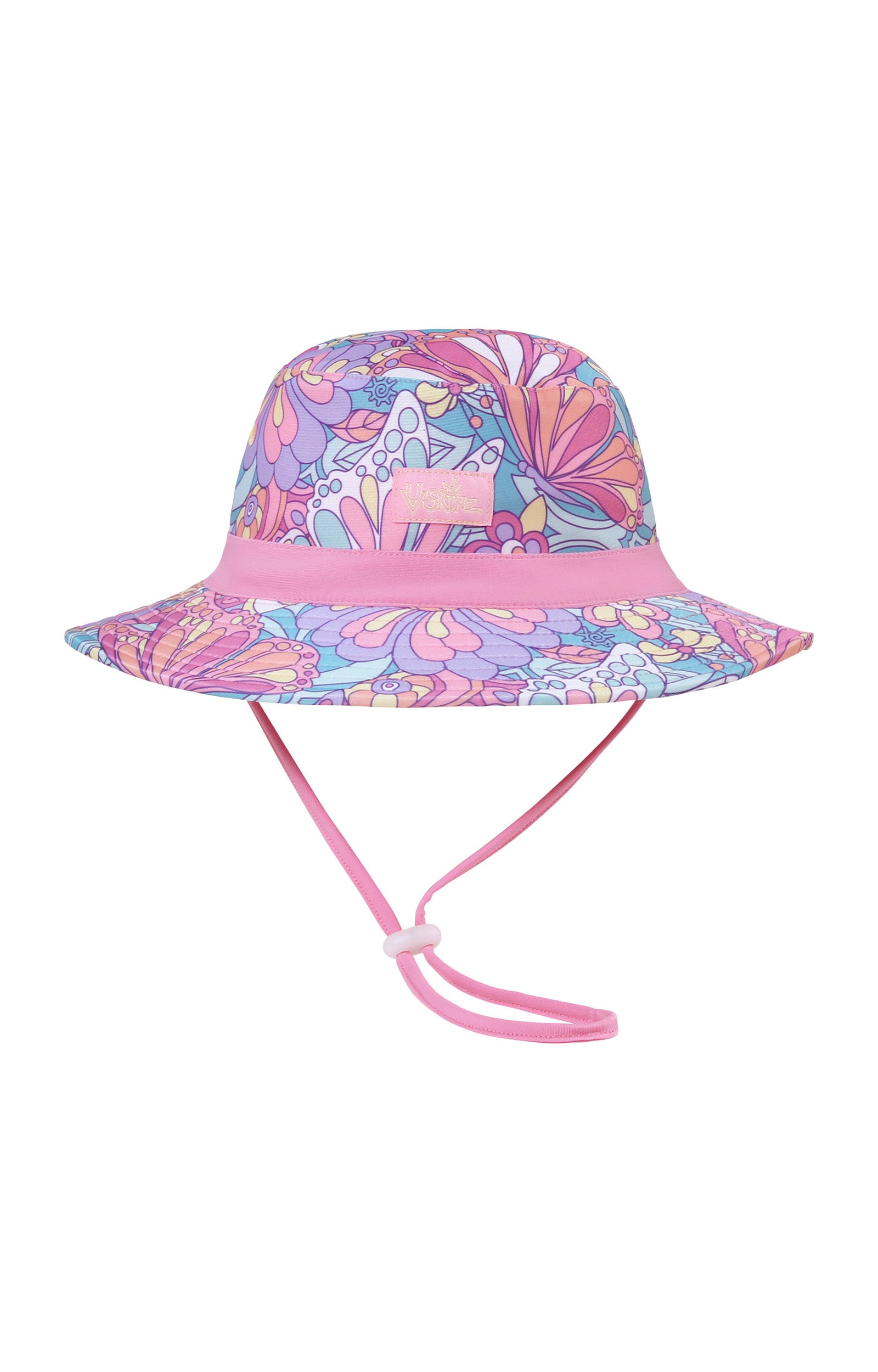 girls swim hat|mosaic-butterflies