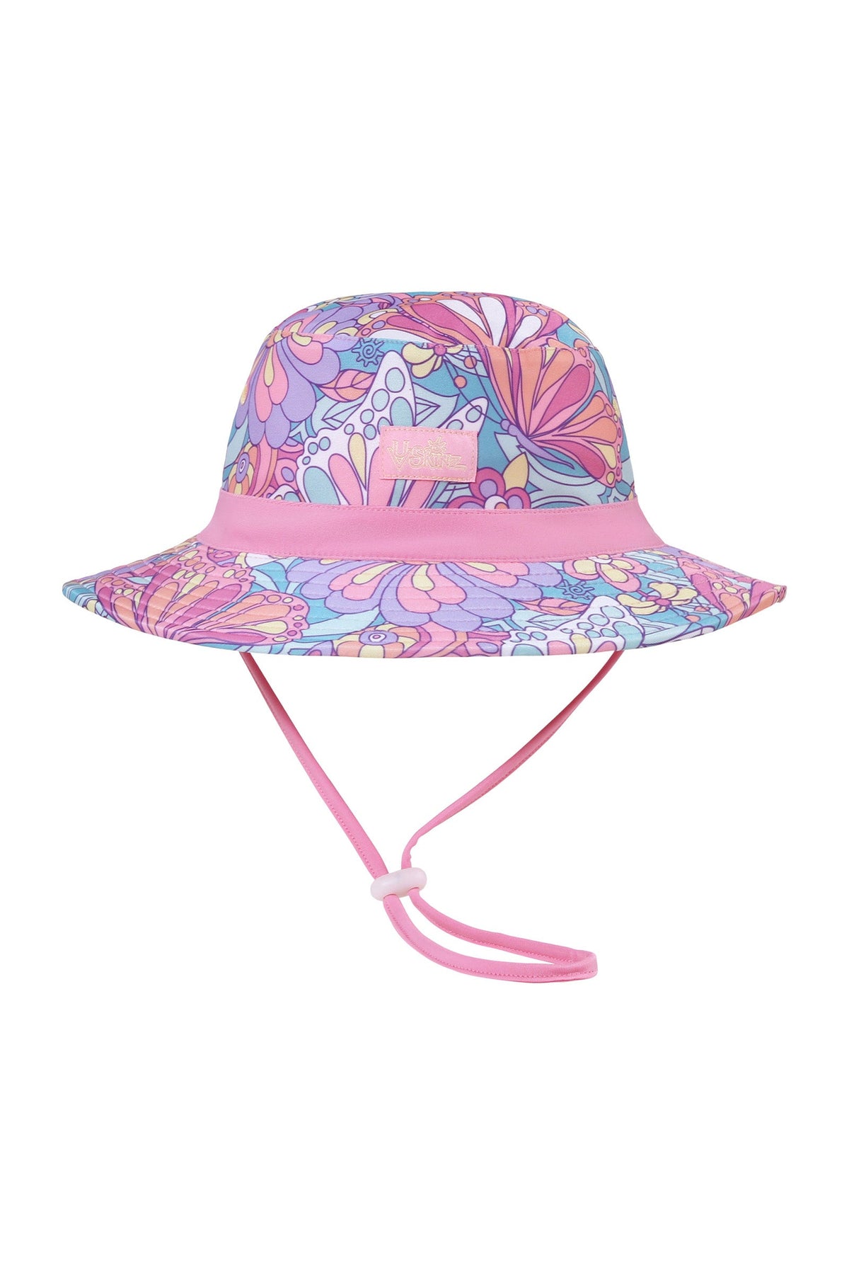 girls swim hat|mosaic-butterflies