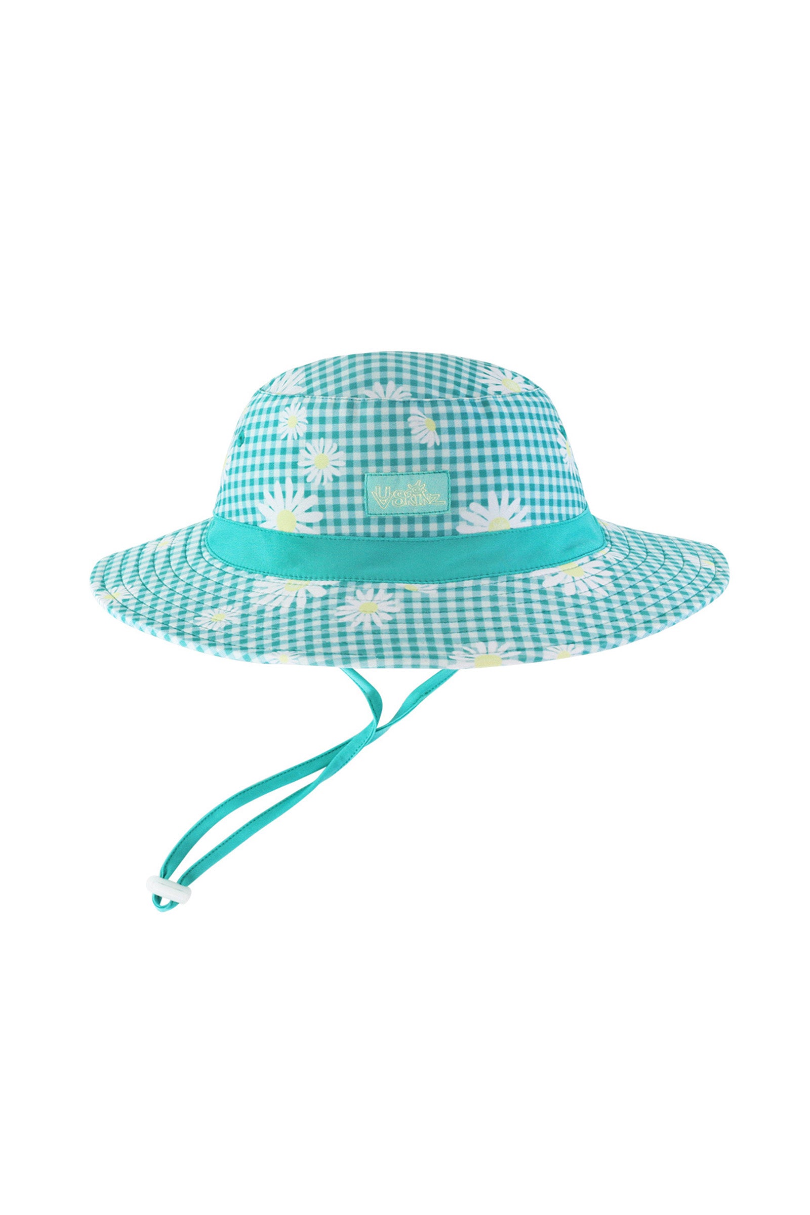 UV Skinz's girl's swim hat in oops-a-daisy