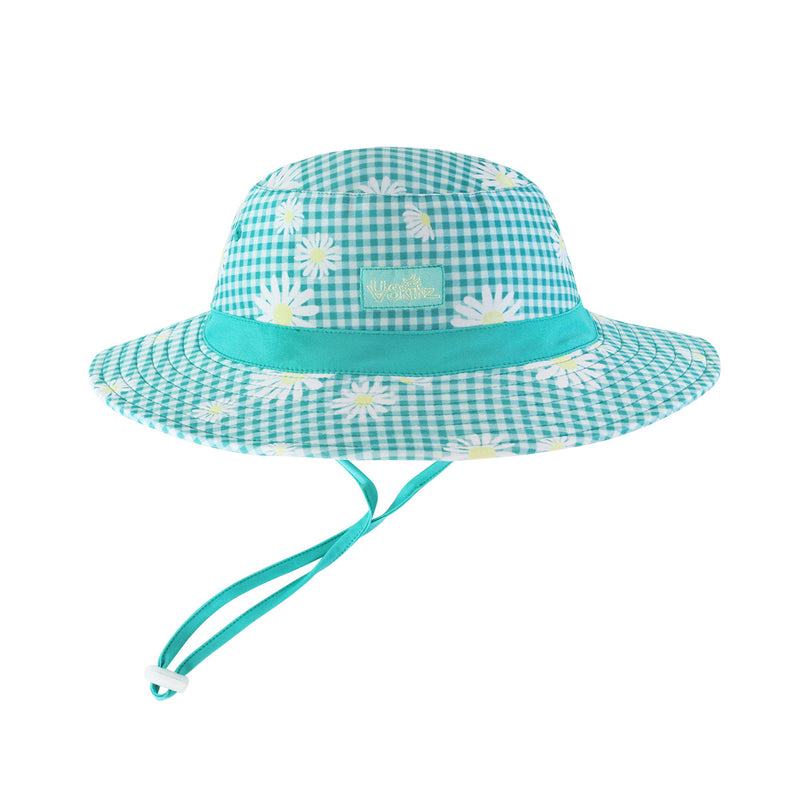 UV Skinz's girl's swim hat in oops-a-daisy|oops-a-daisy