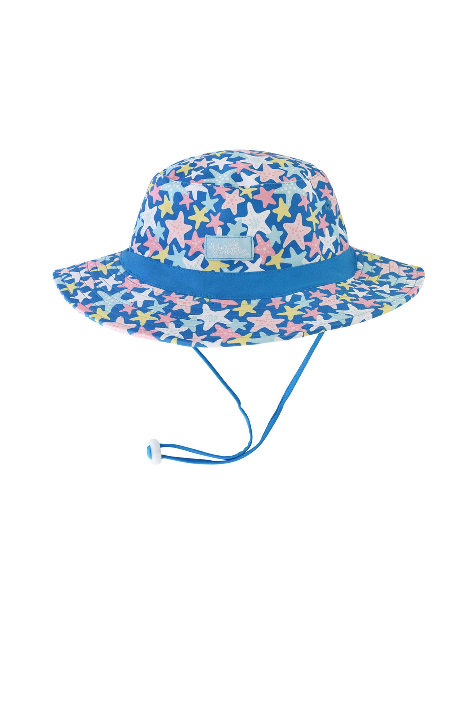UV Skinz's girls swim hat in starfish party