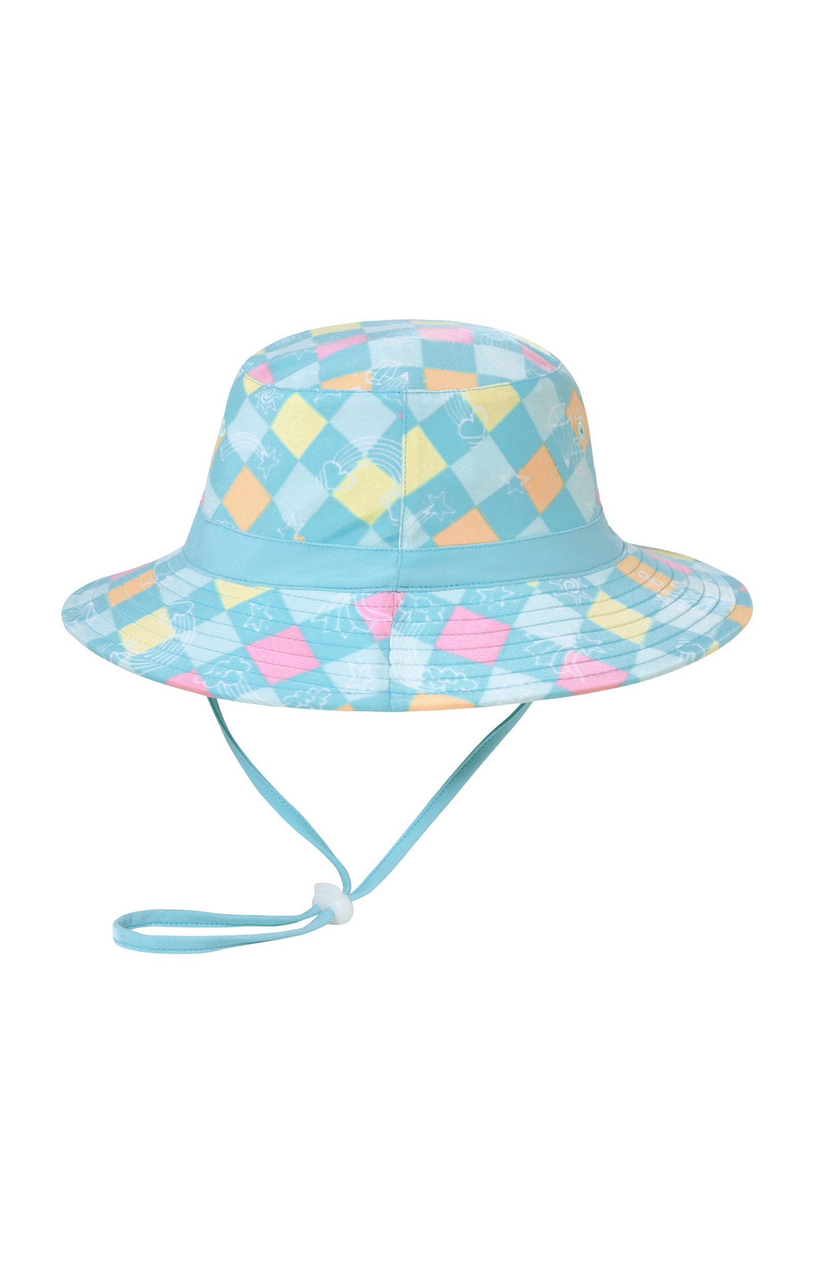 back view of girls swim hat|treasure-checkers