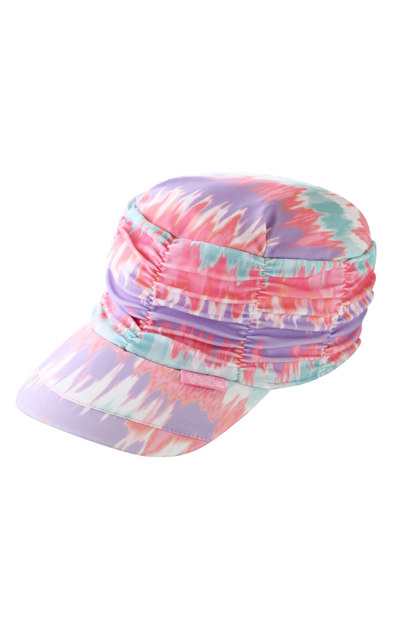 Girl's ruched sun cap in positive energy|positive-energy