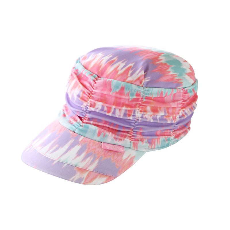 Girl's ruched sun cap in positive energy|positive-energy