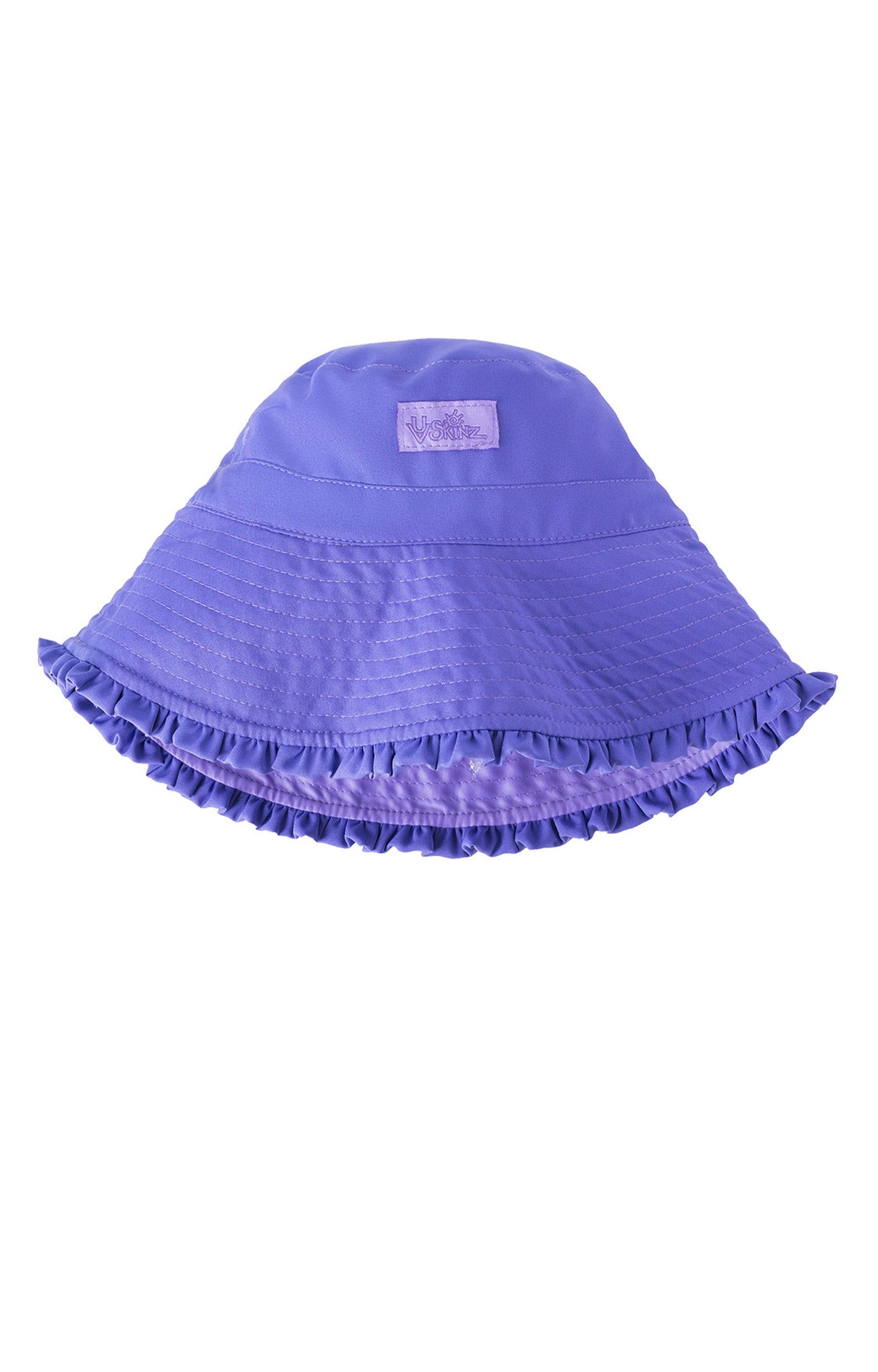 reversed view of the girls bucket hat in purple misty purple|purple-misty-purple