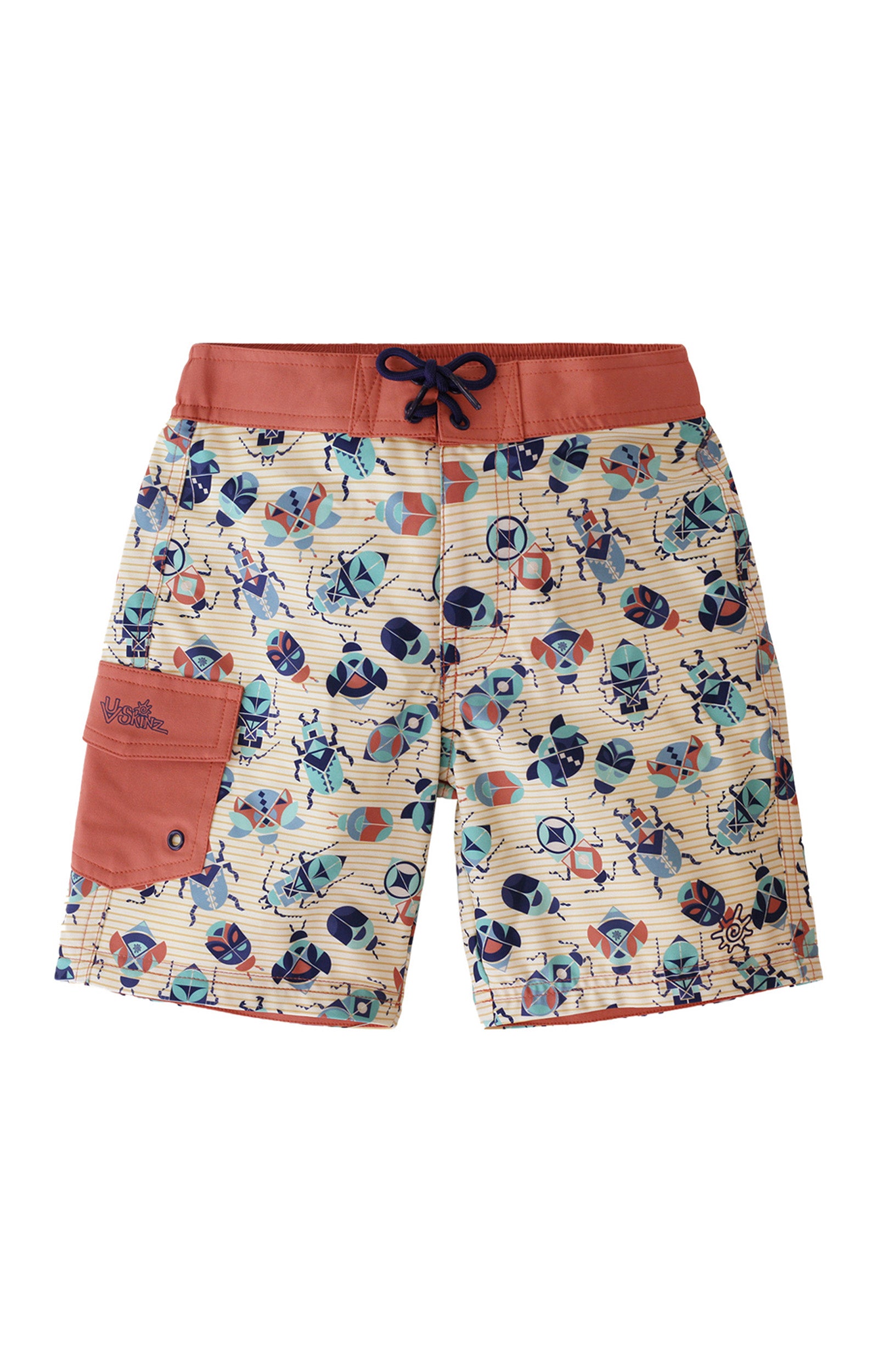 Boy's Classic Board Shorts in Beetle Mania|beetle-mania