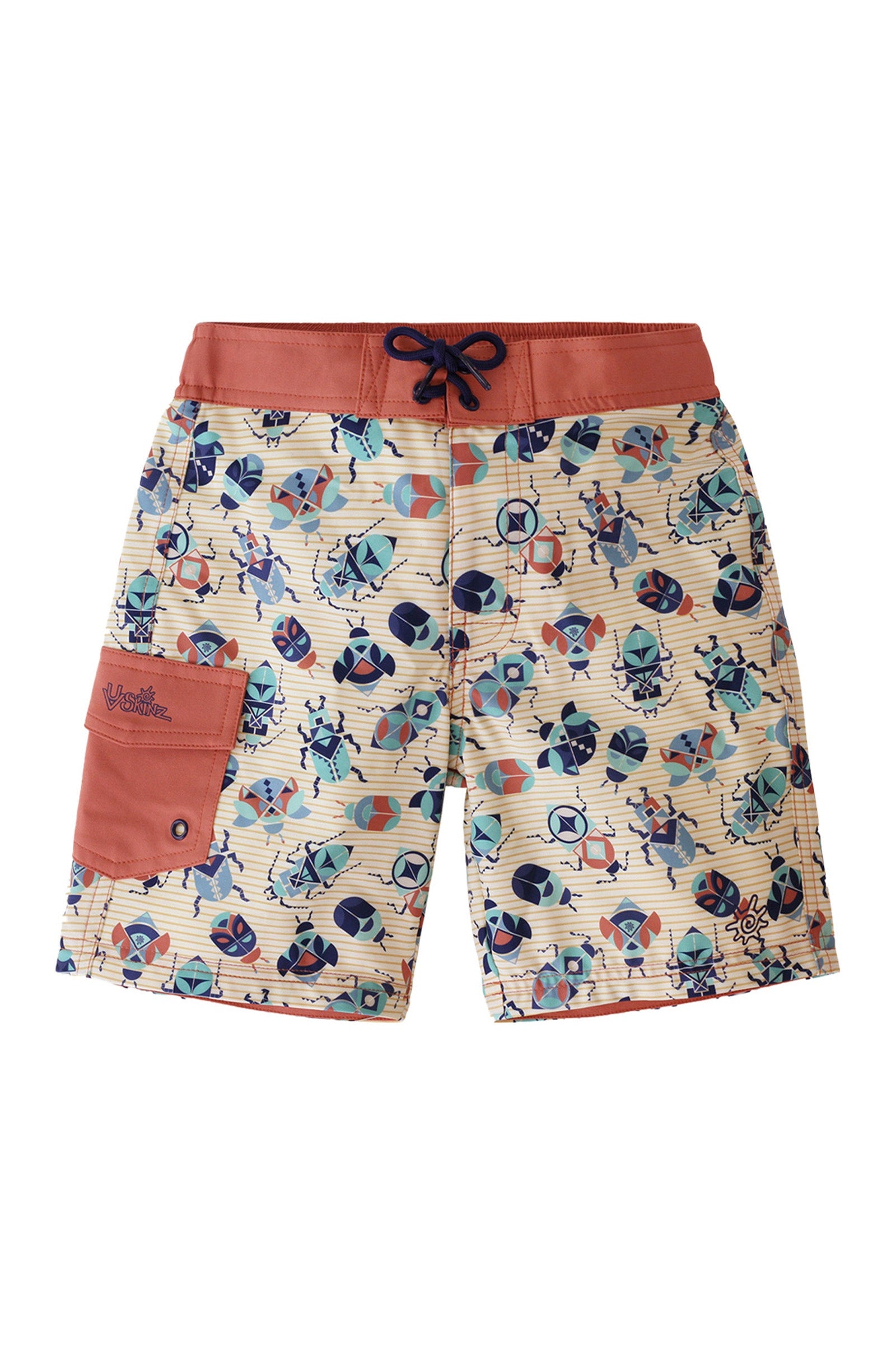 Boy's Classic Board Shorts in Beetle Mania|beetle-mania