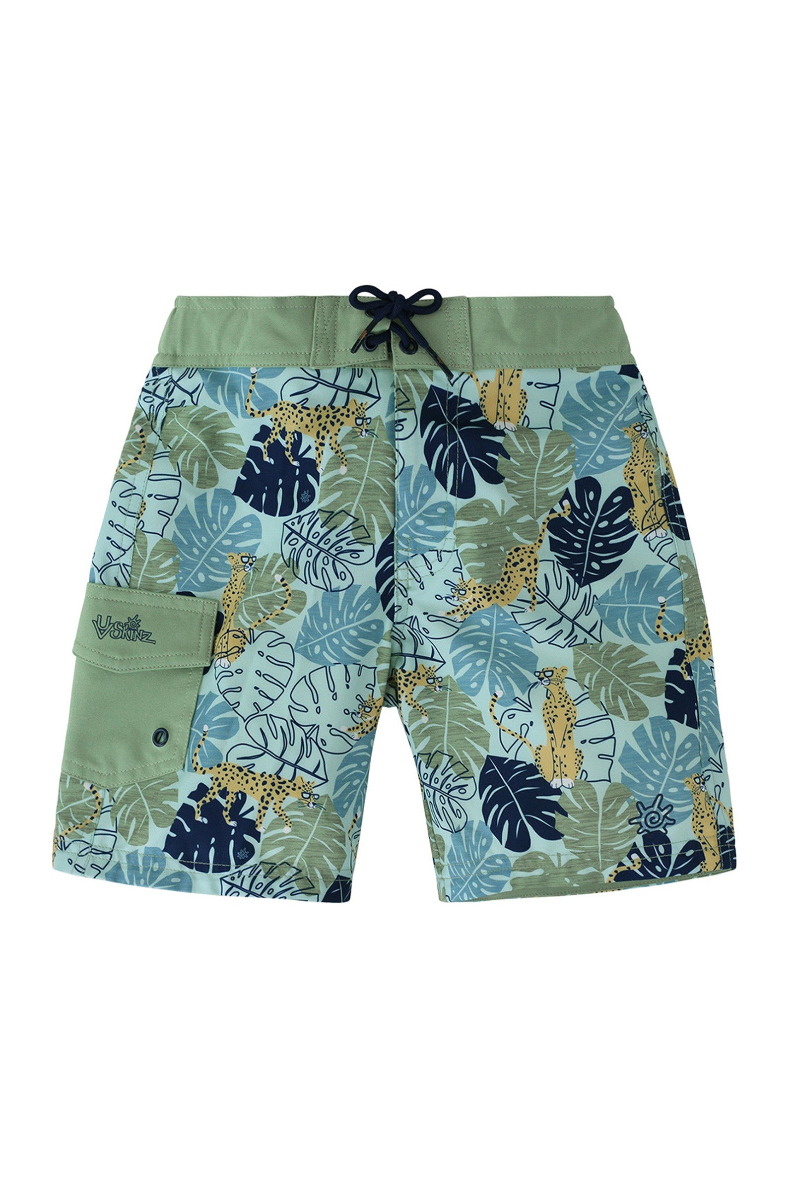 Boy's Classic Board Shorts in Cool Cat|cool-cat