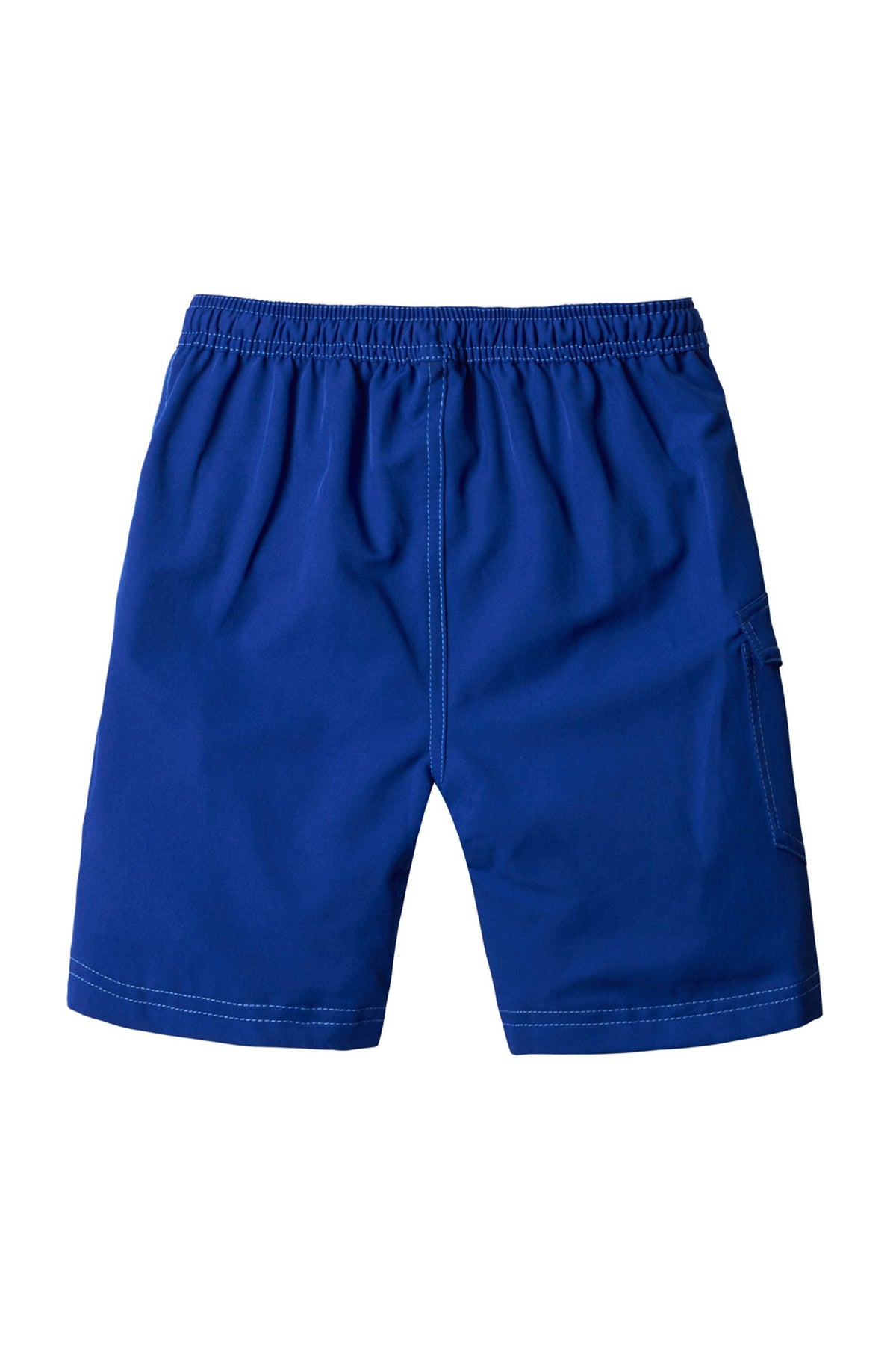 Back View of the Boy's Classic Board Shorts in Navy