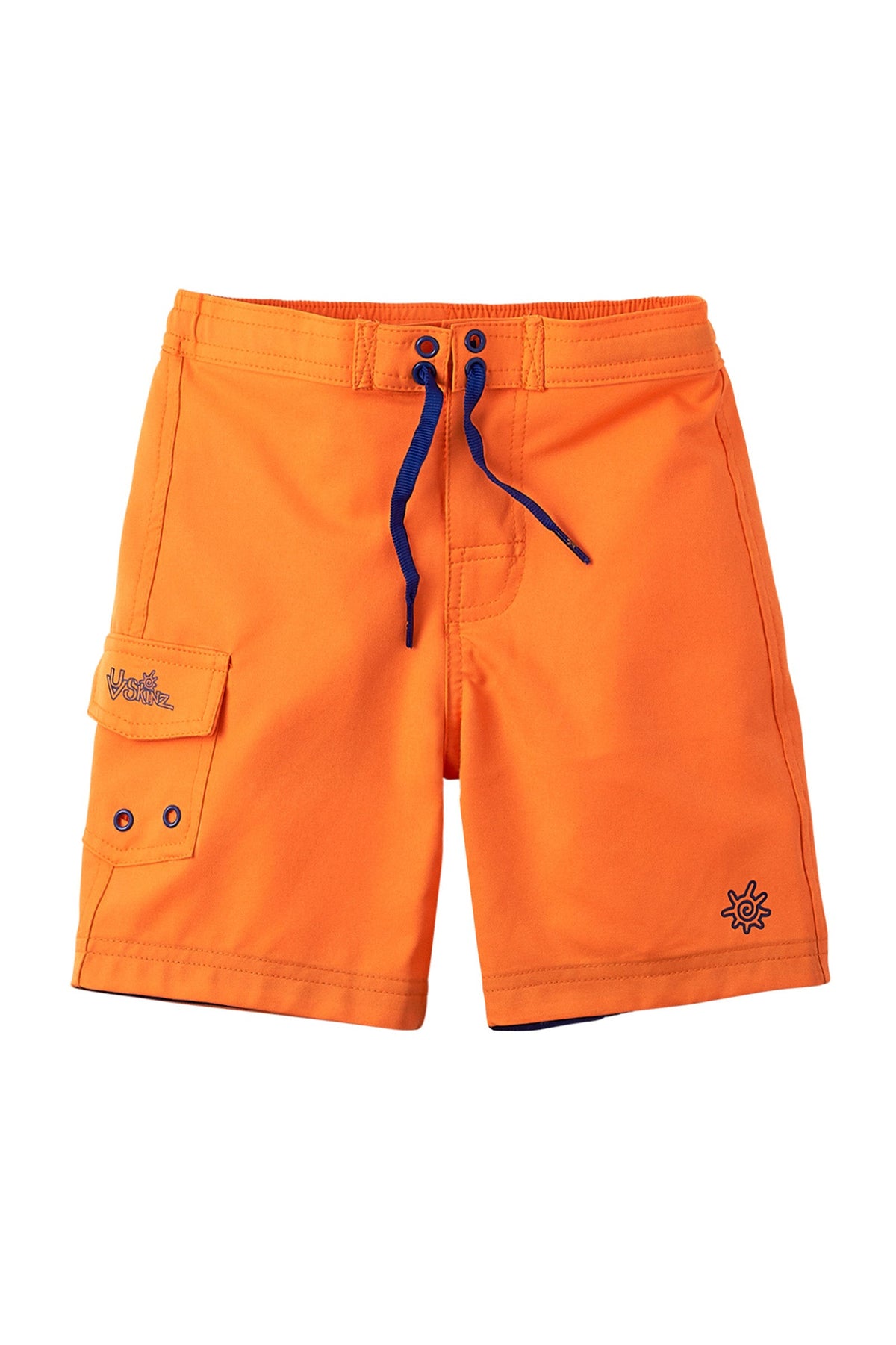 Boy's Classic Board Shorts in Orange