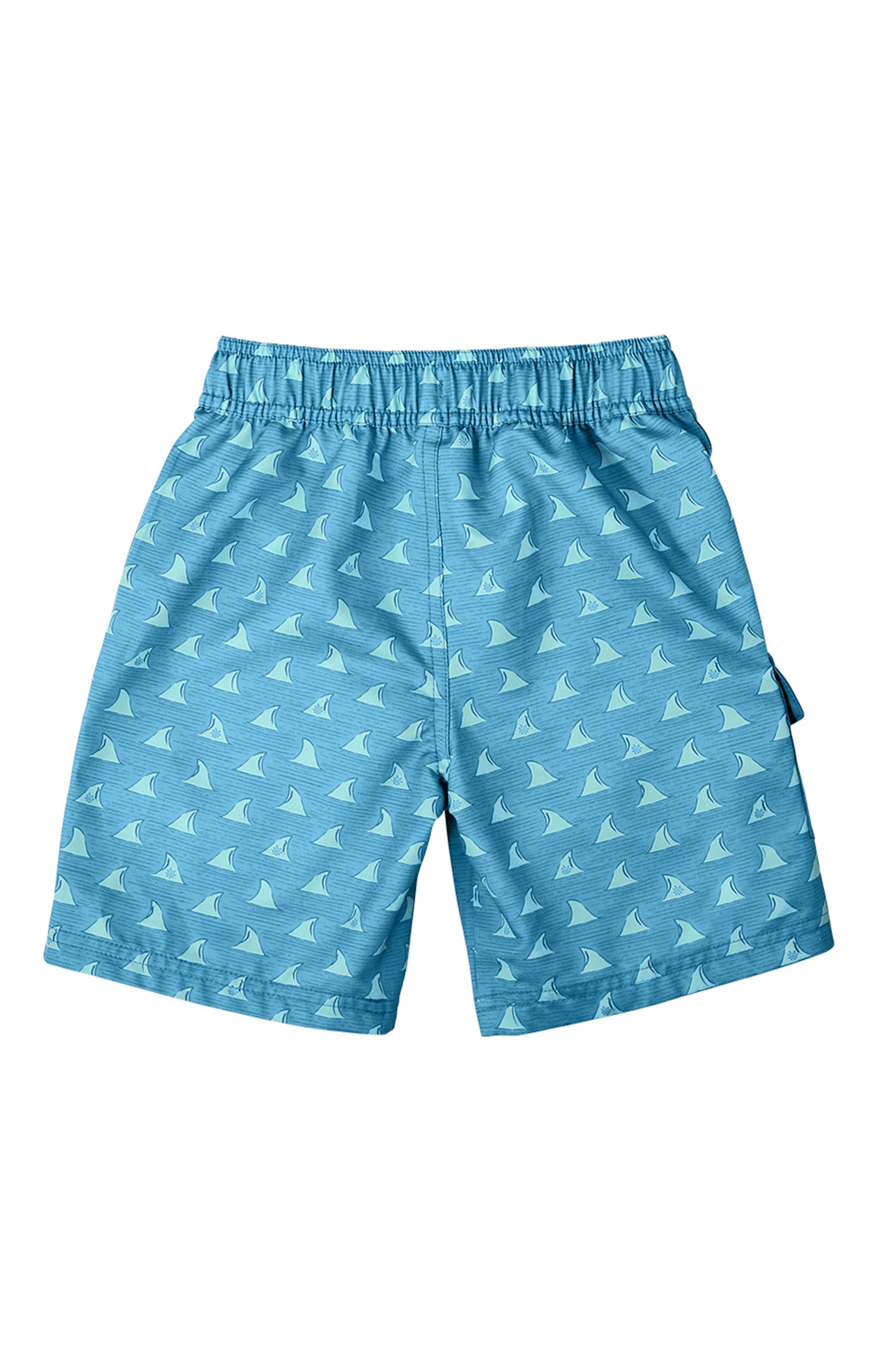 Boy's Racer Stripe Board Shorts in Fin Tastic Adventure|fin-tastic-adventure