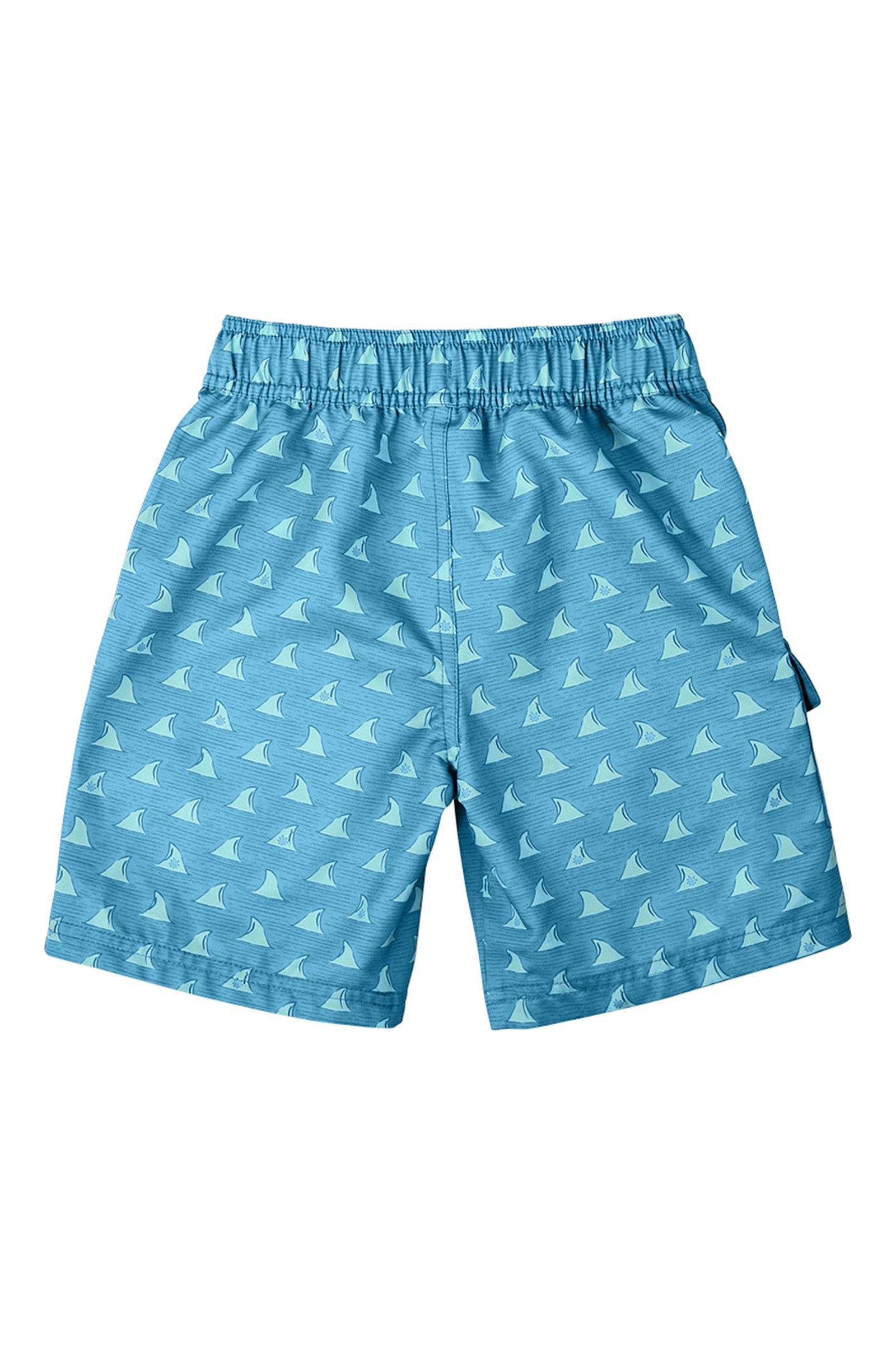 Boy's Racer Stripe Board Shorts in Fin Tastic Adventure|fin-tastic-adventure