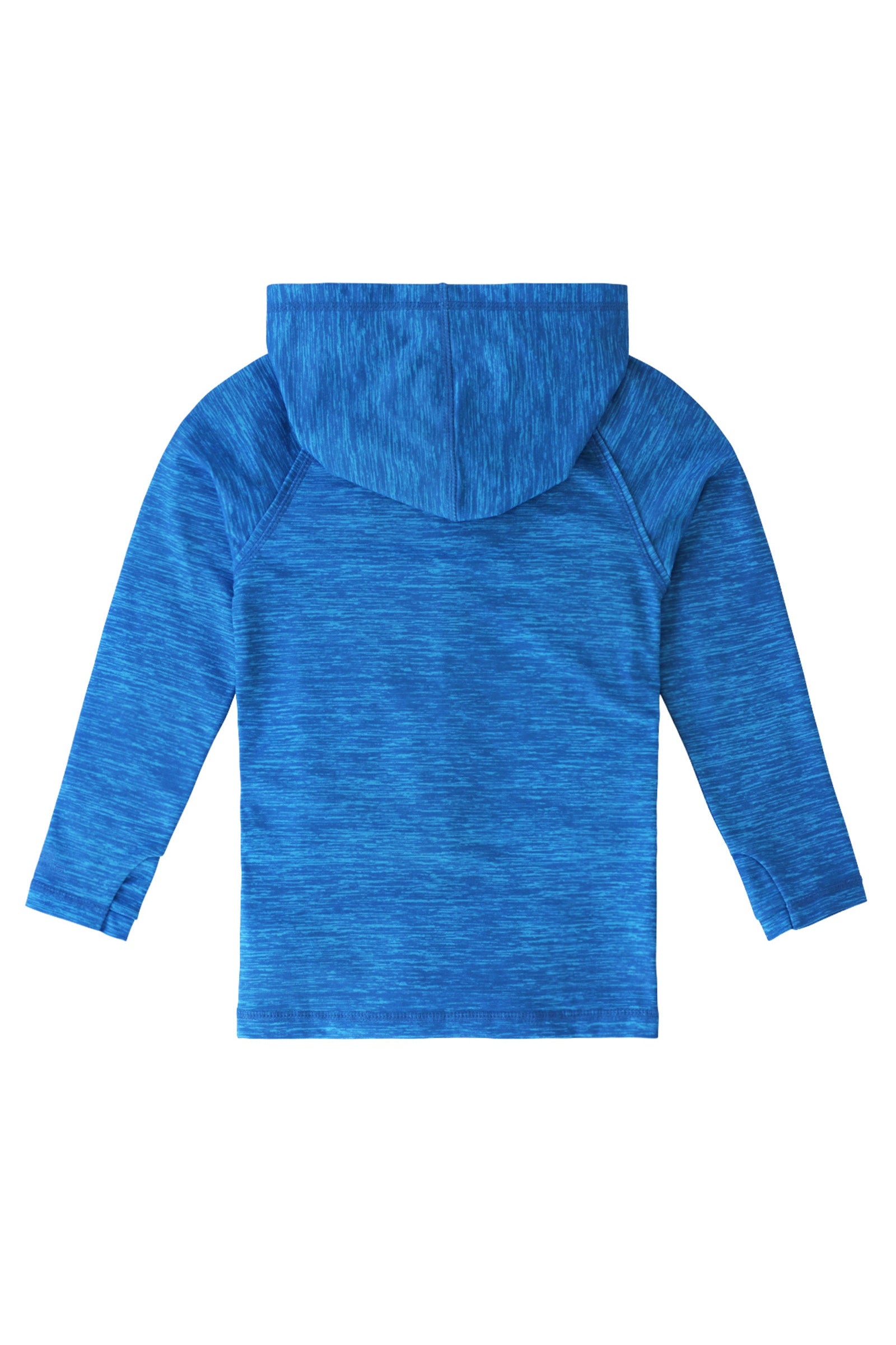 back of the boy's zip up hoodie in belize jaspe|belize-jaspe