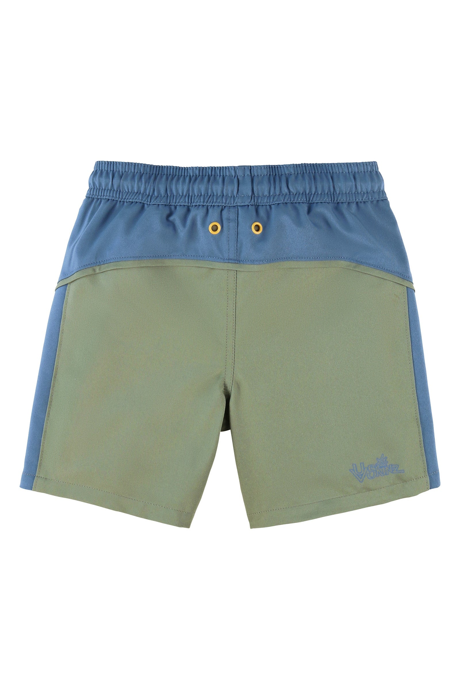 back view of boys active swim trunks in lily pad baltic|lily-pad-baltic