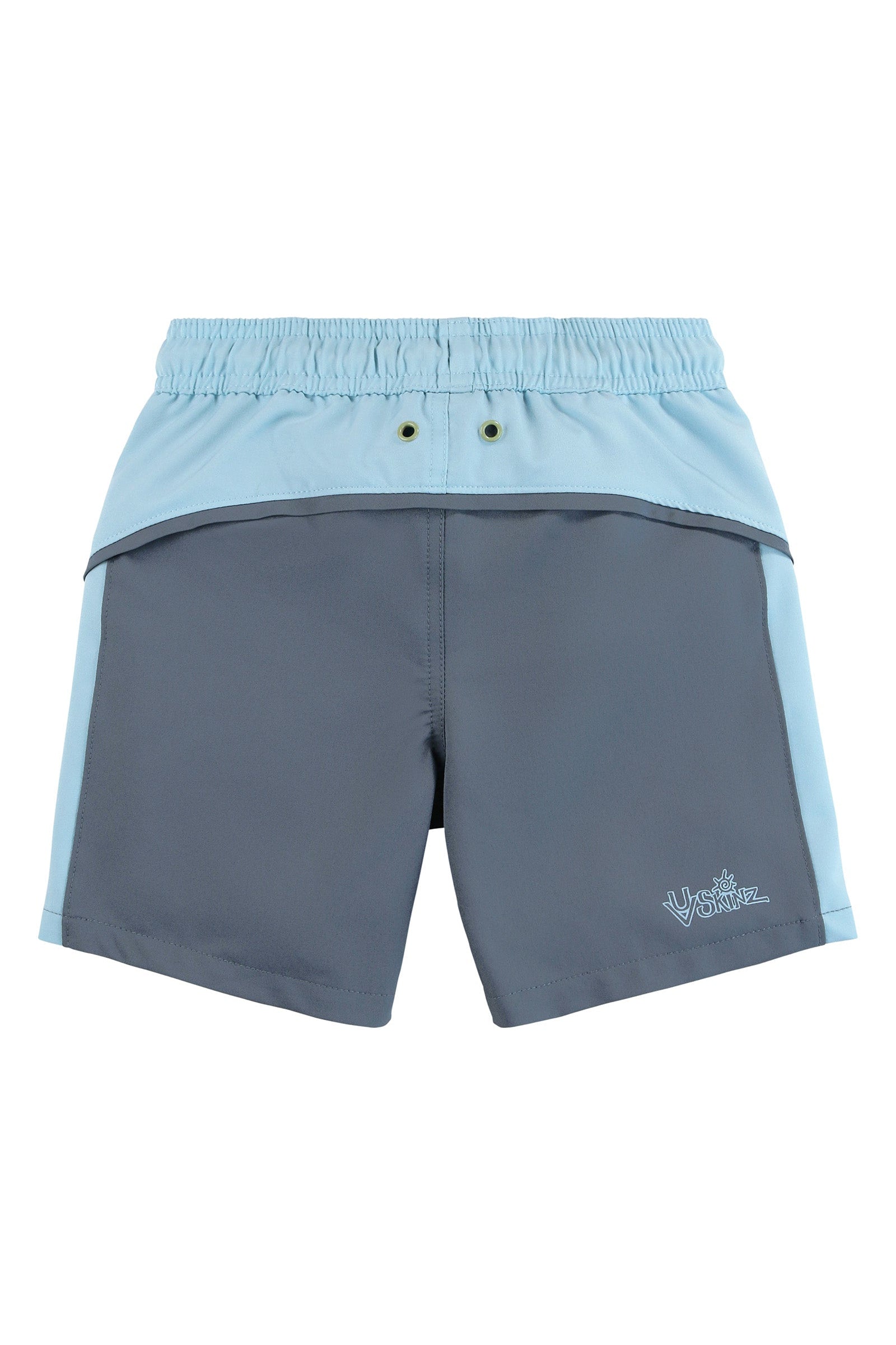 back view of boys active swim trunks in mirage aquamarine|mirage-aquamarine