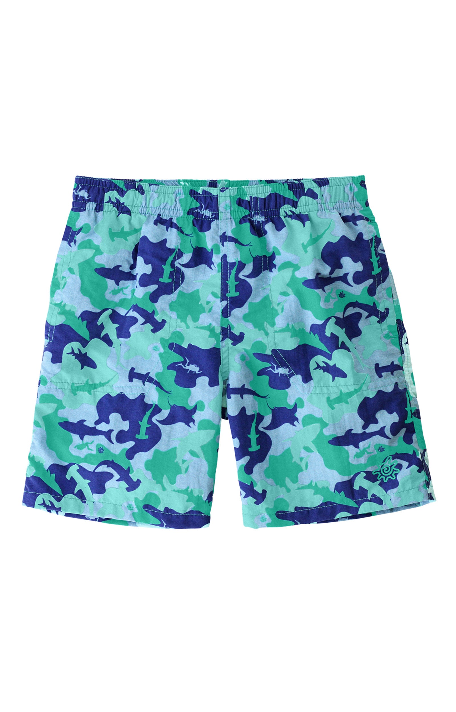 boys beach shorts in ocean camo|ocean-camo