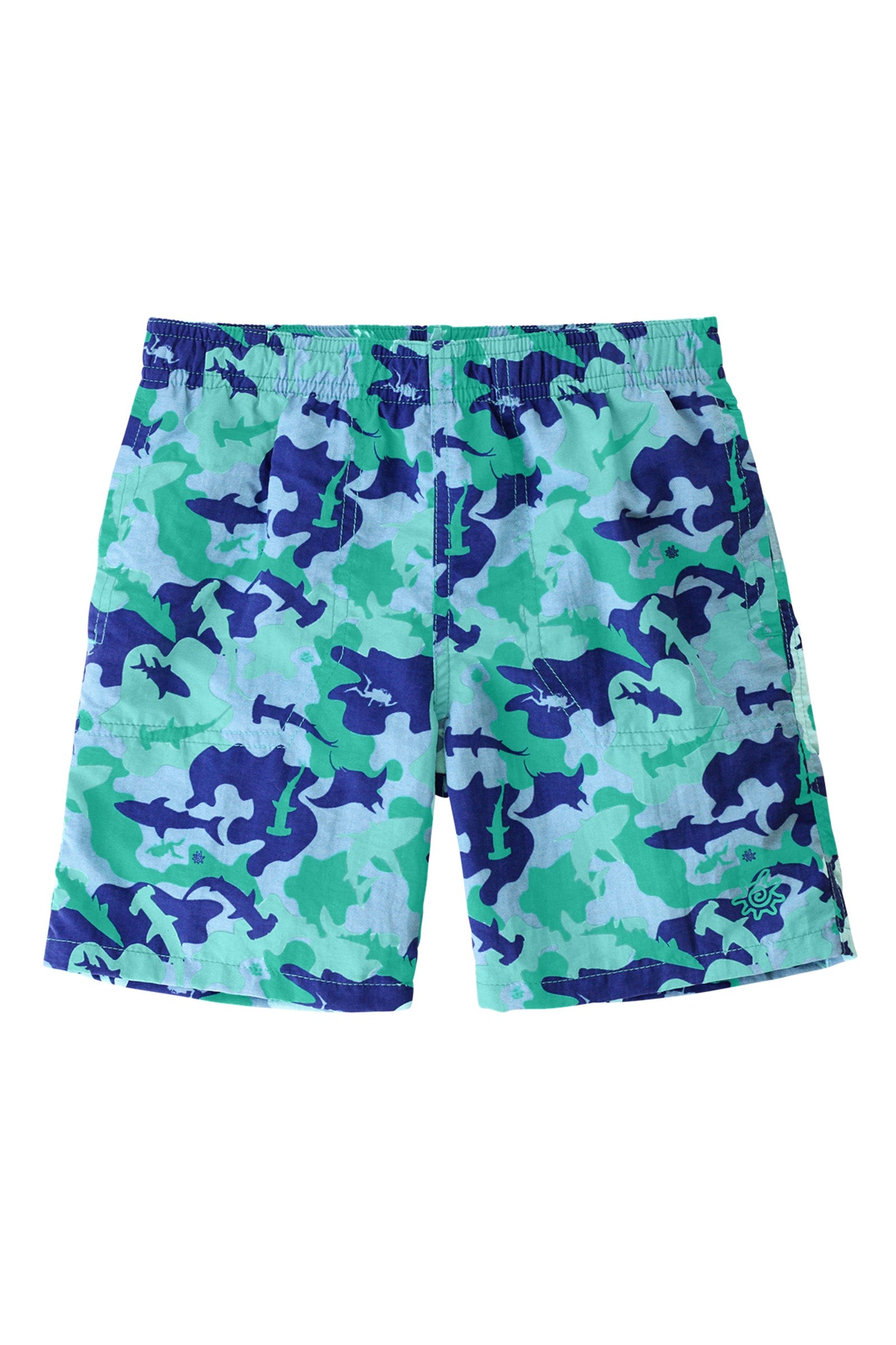 boys beach shorts in ocean camo|ocean-camo