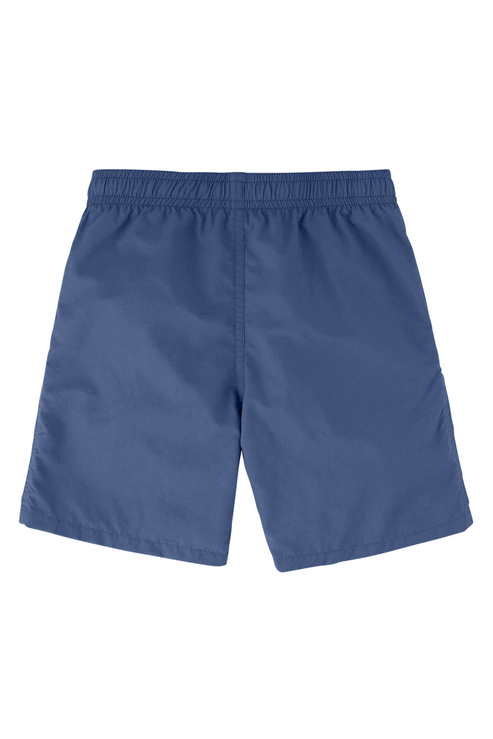 back of the boys beach shorts in washed navy|washed-navy