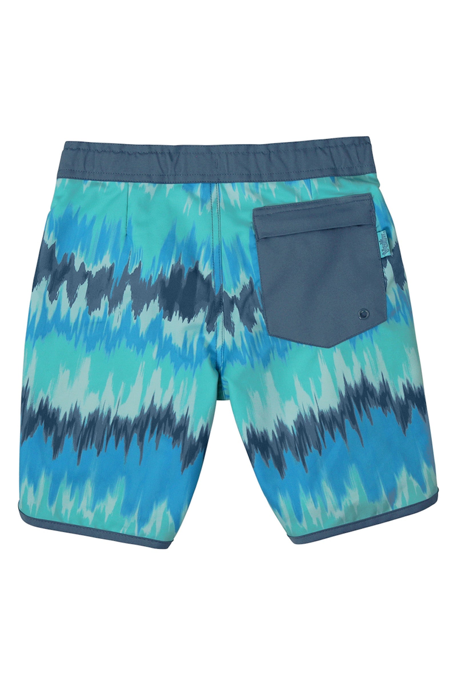 Boy's Retro Board Shorts in Aruba Ombre|aruba-ombre