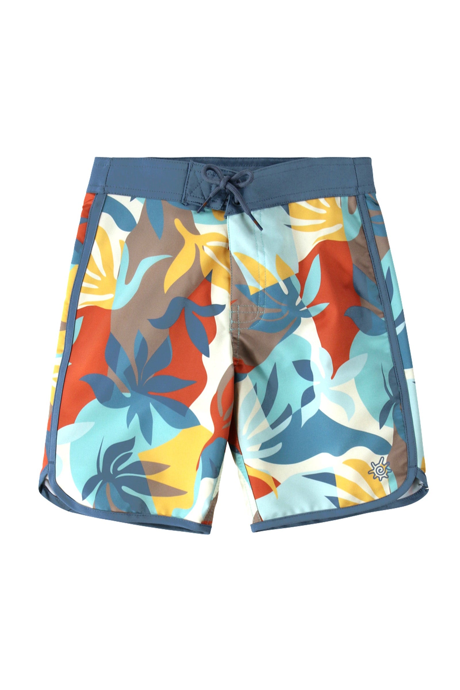 Boy's Retro Board Shorts with UPF 50+ | UV Skinz