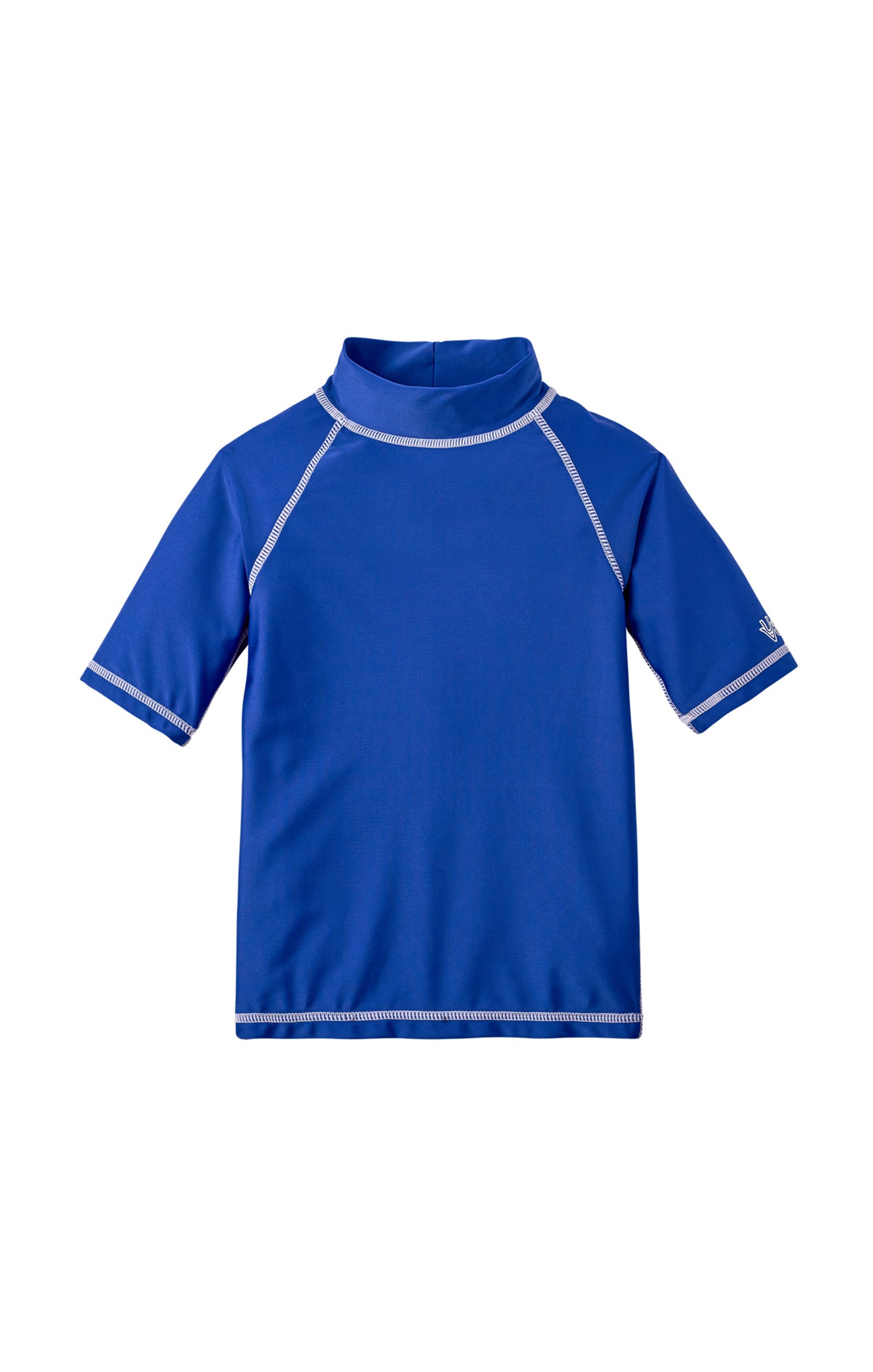 Kid's short sleeve swim shirt in navy|navy