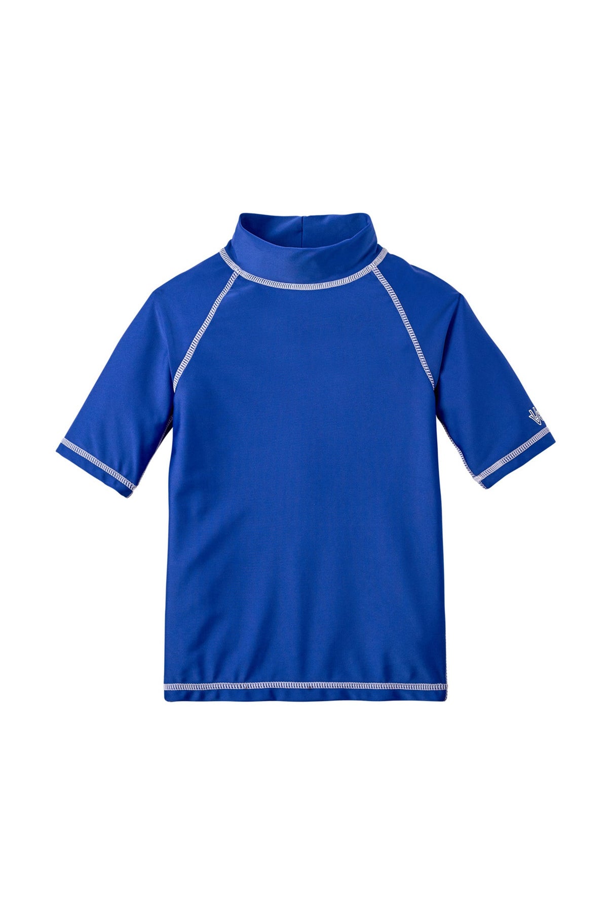 Kid's short sleeve swim shirt in navy|navy