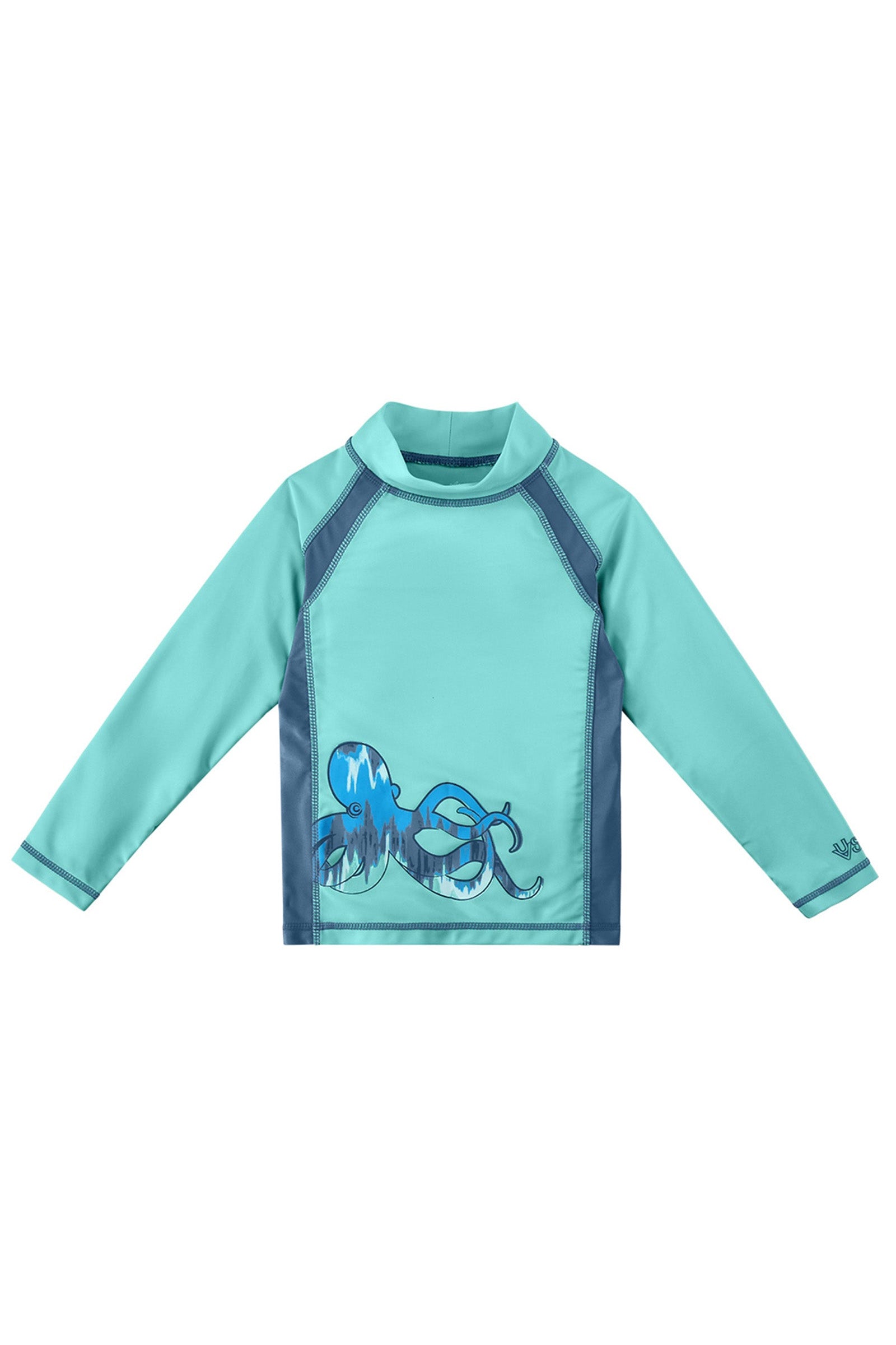 Boy's LS Active UPF Swim Shirt|tentacle-twist