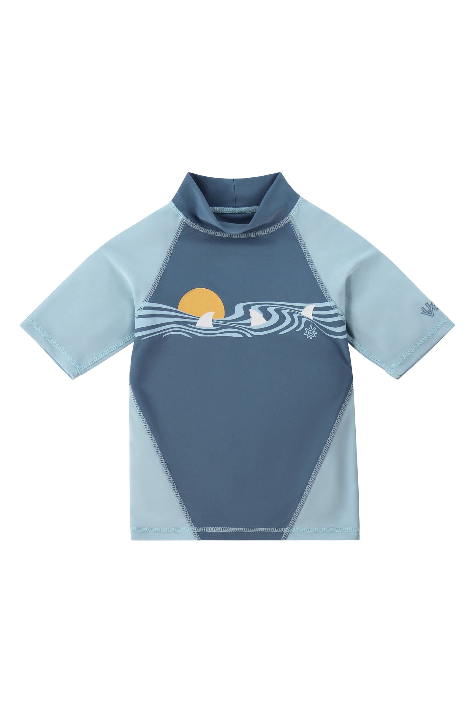 boys short sleeve sun and swim shirt|optical-waves