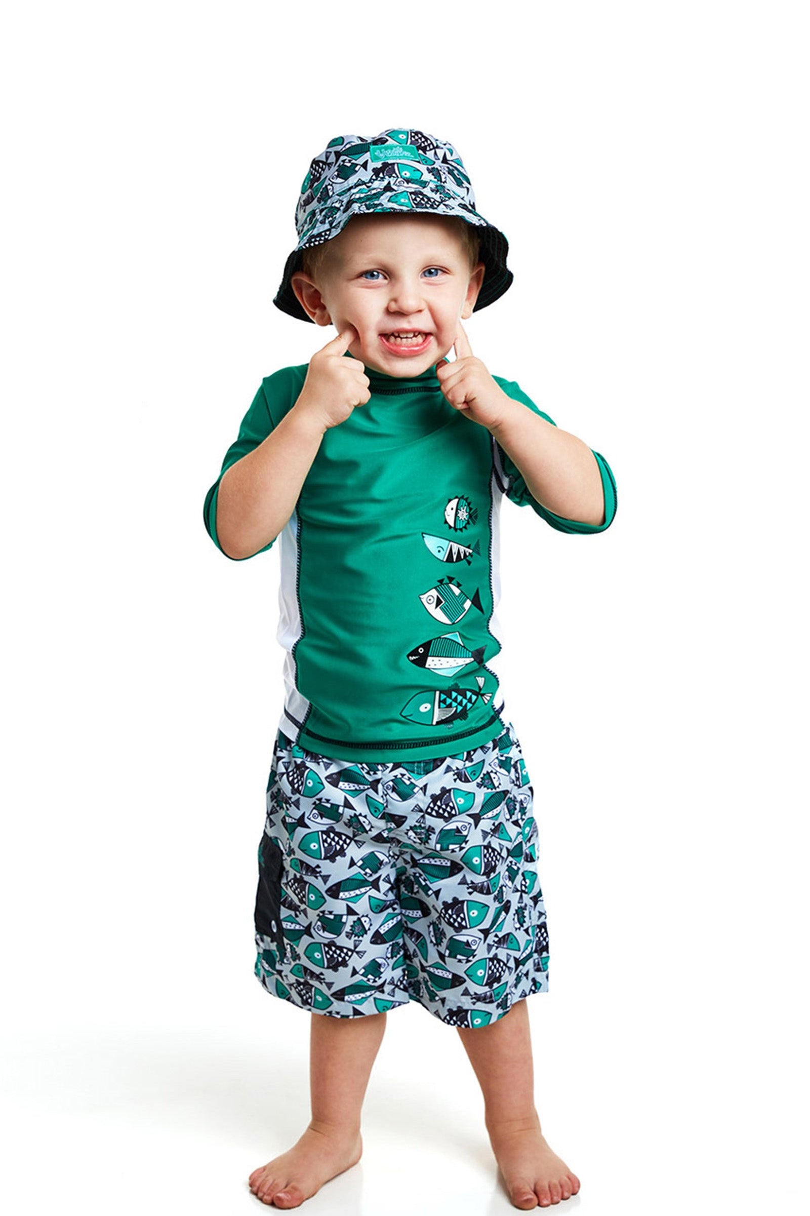 Boy's 3PC Sun & Swim Set