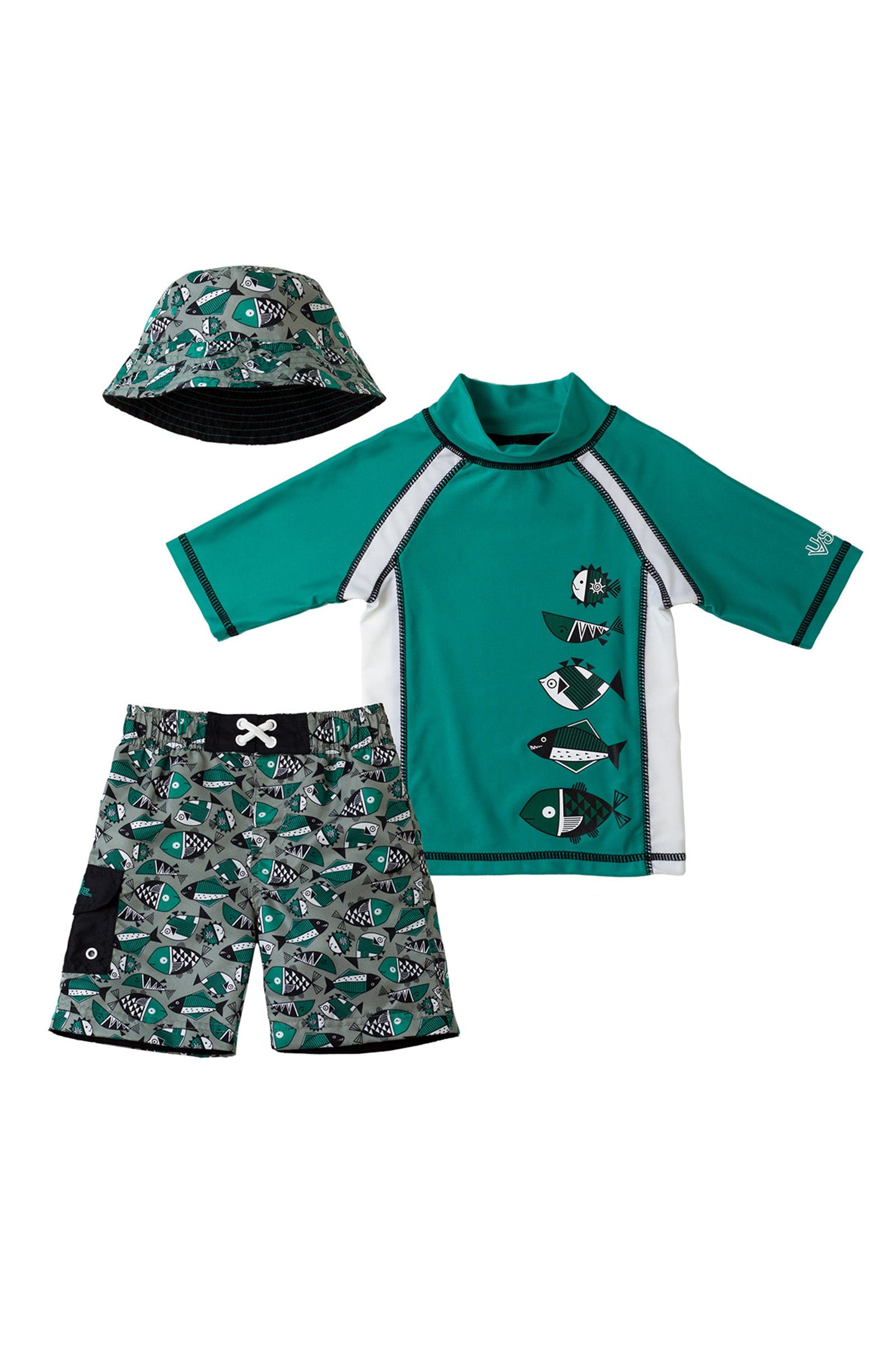 Boy's 3PC Sun & Swim Set