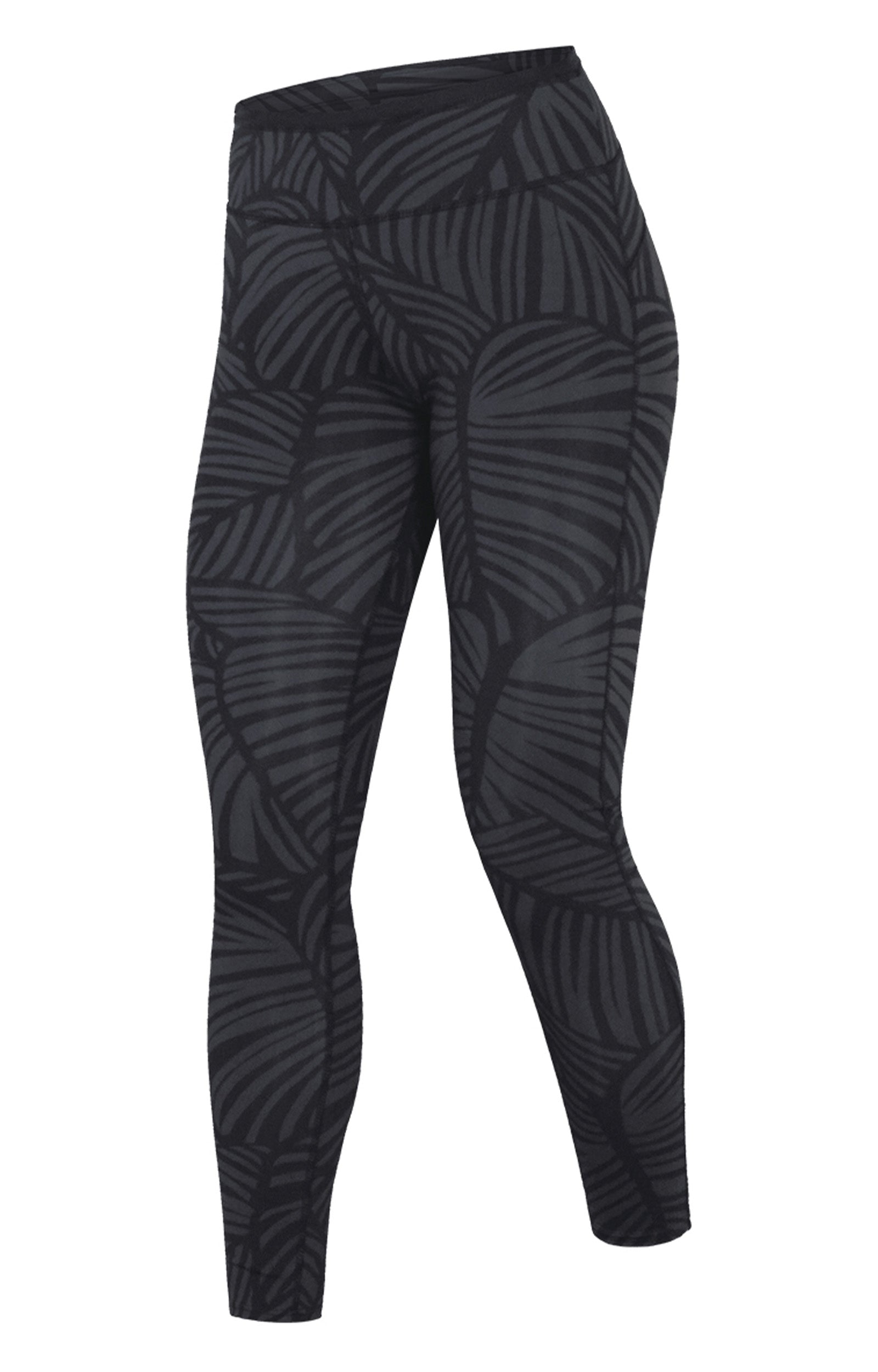 Women's Active Sport Swim Tights in Black Palma|black-palma