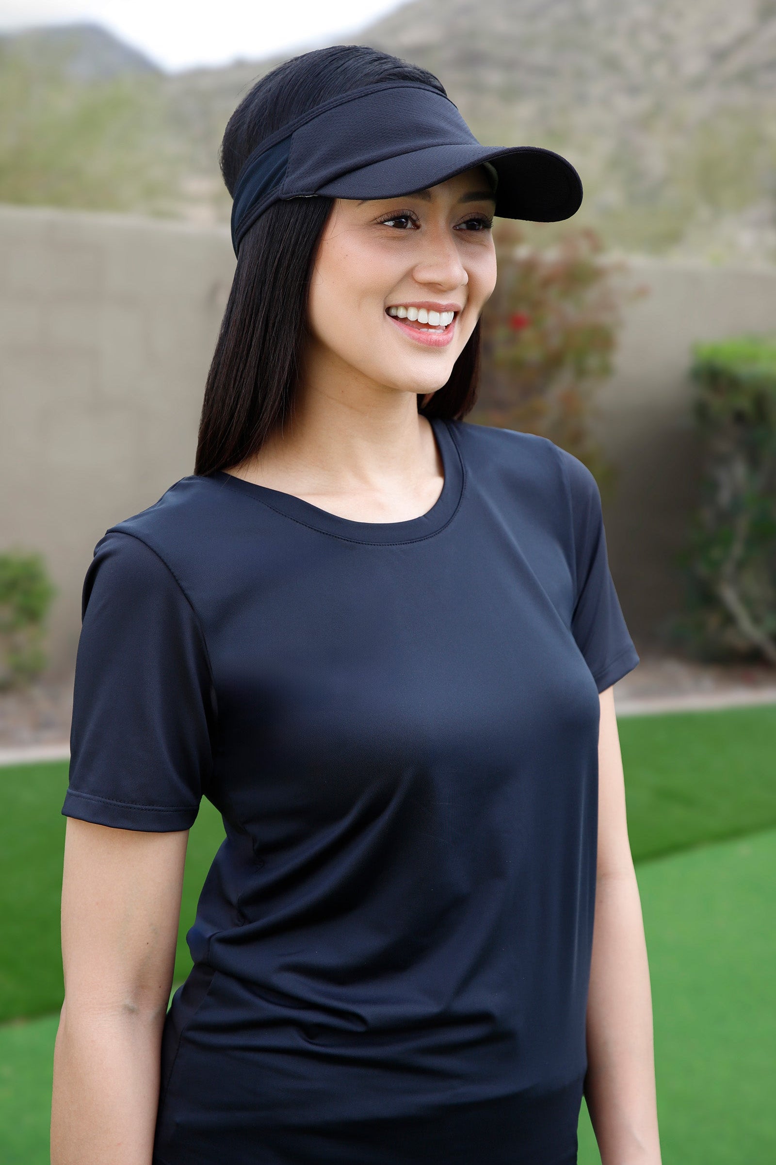 Women's Short Sleeve Reverse Neck Tee