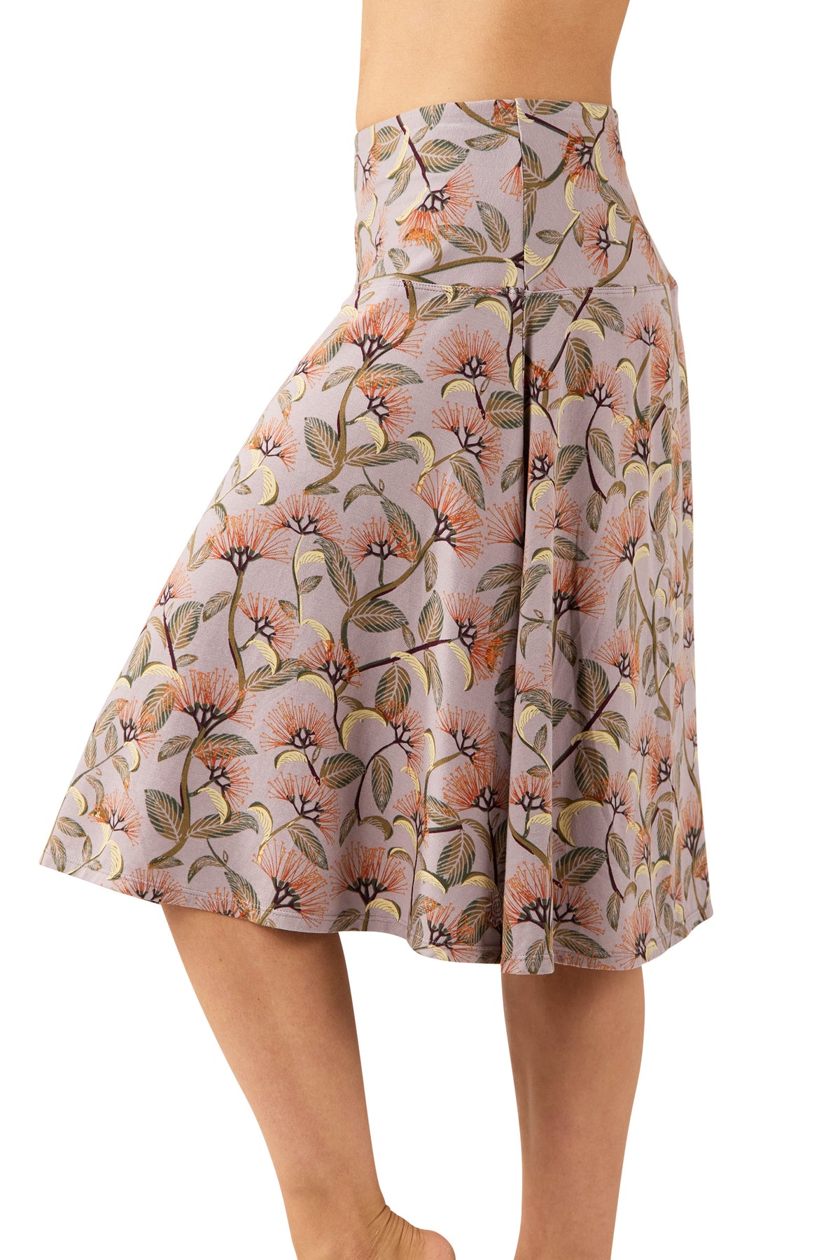 Women's Knee Length UPF Swing Skirt