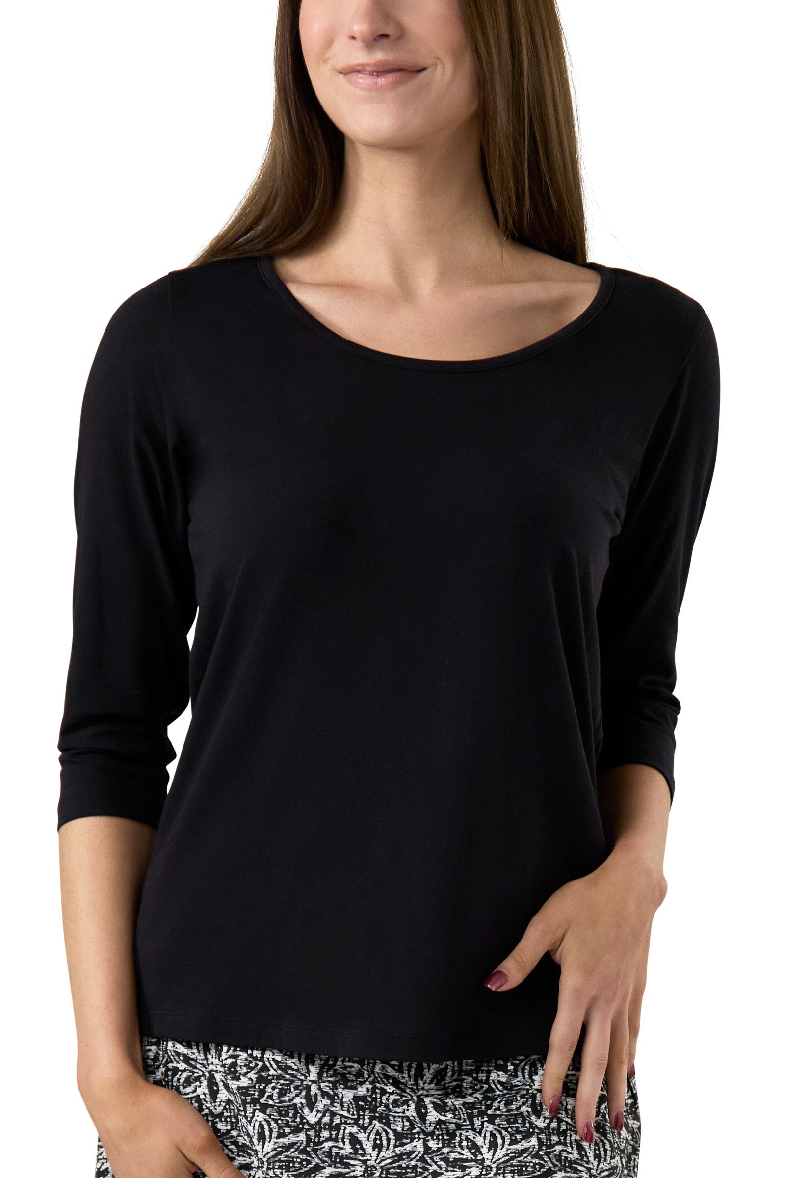 Women's 3/4 Sleeve Scoop Neck R&R Tee