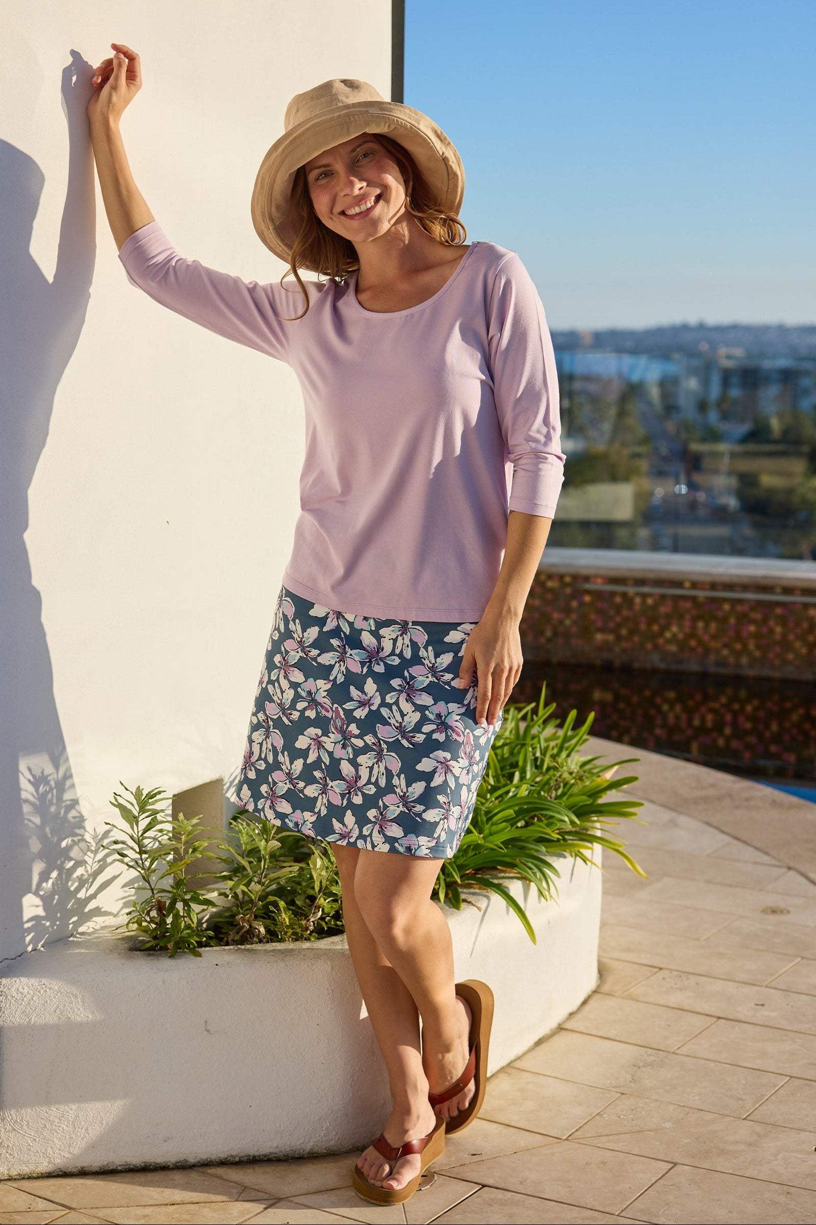 Women's 3/4 Sleeve Scoop Neck R&R Tee