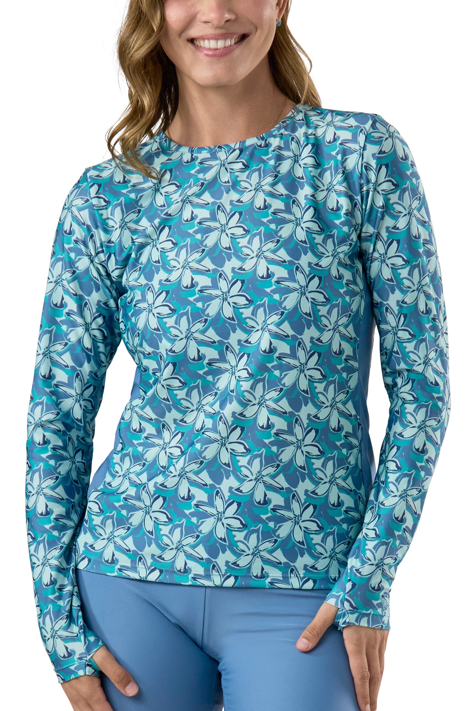 Women's Long Sleeve Crew Sun & Swim Shirt