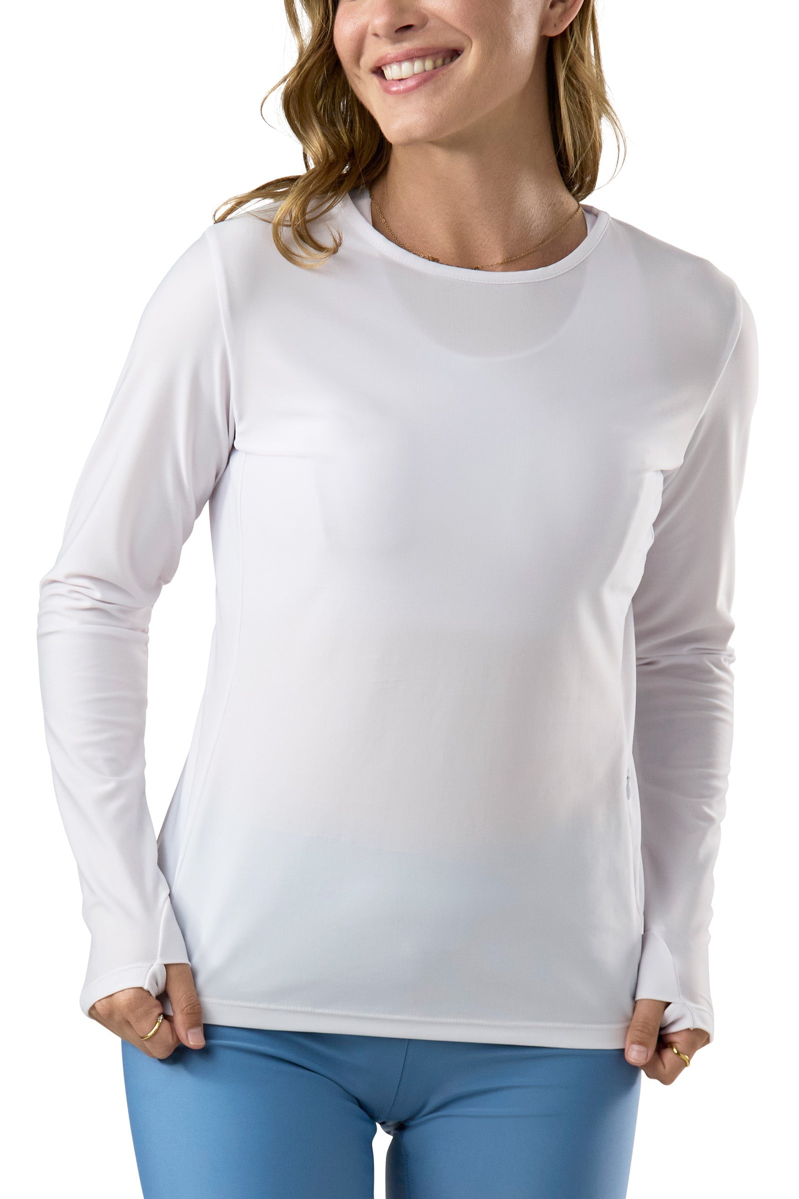 Women's Long Sleeve Crew Sun & Swim Shirt