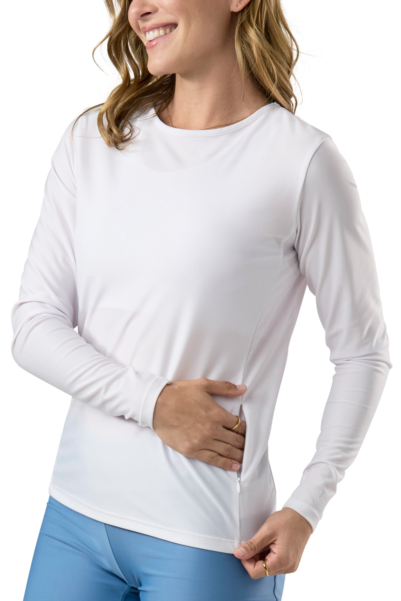 Women's Long Sleeve Crew Sun & Swim Shirt
