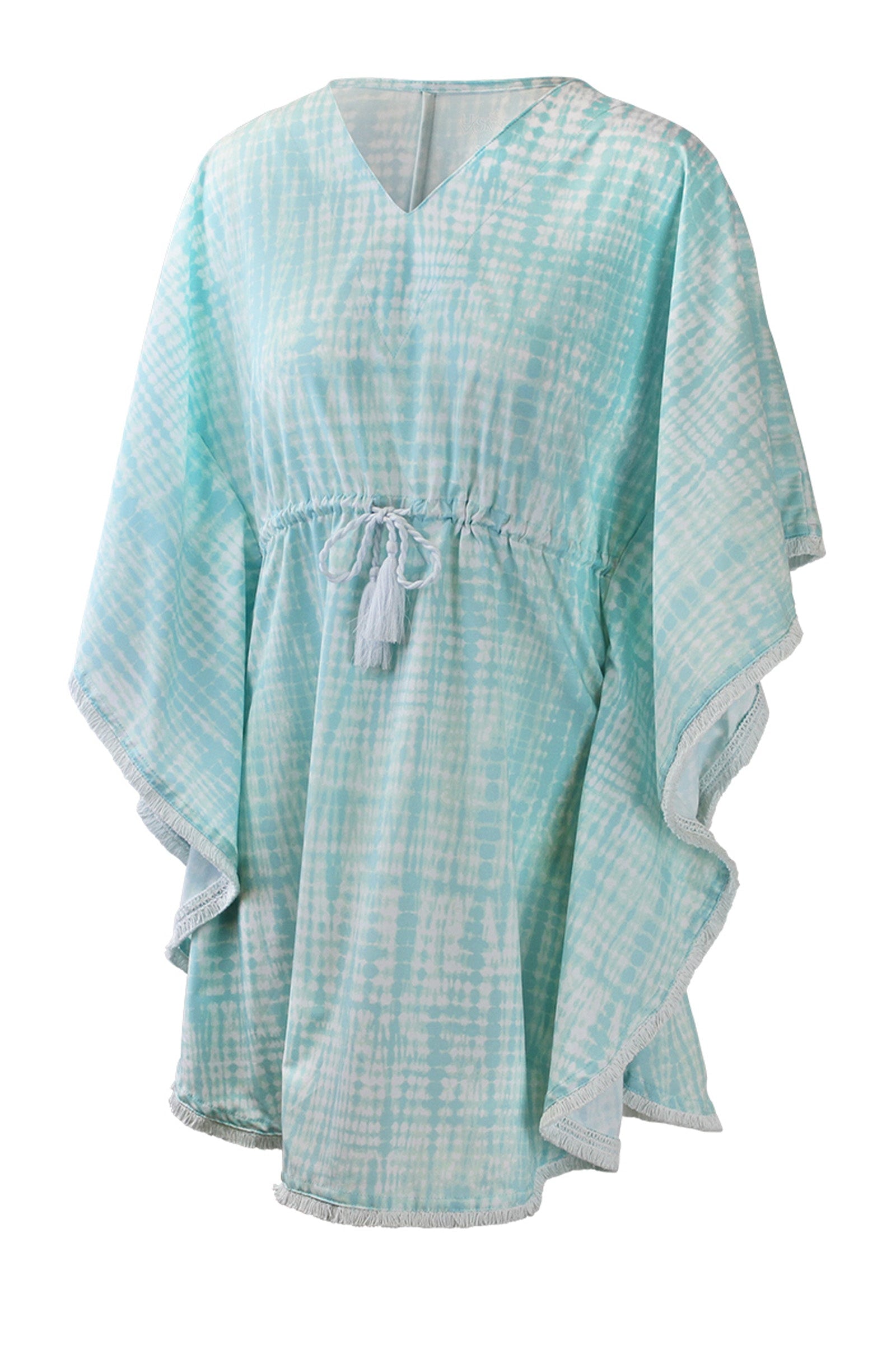 women's kaftan cover up in glacier tie dye|glacier-tie-dye