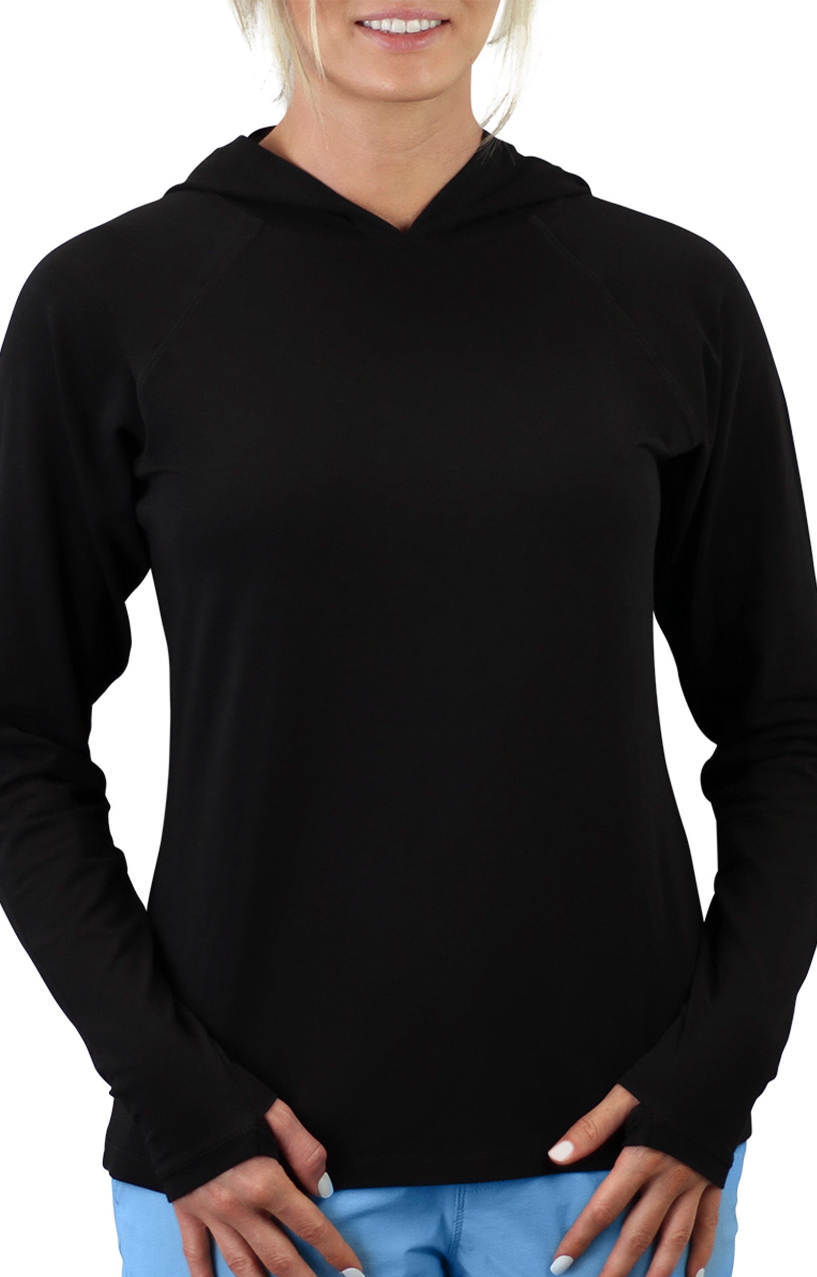 women's everyday hoodie in black|black