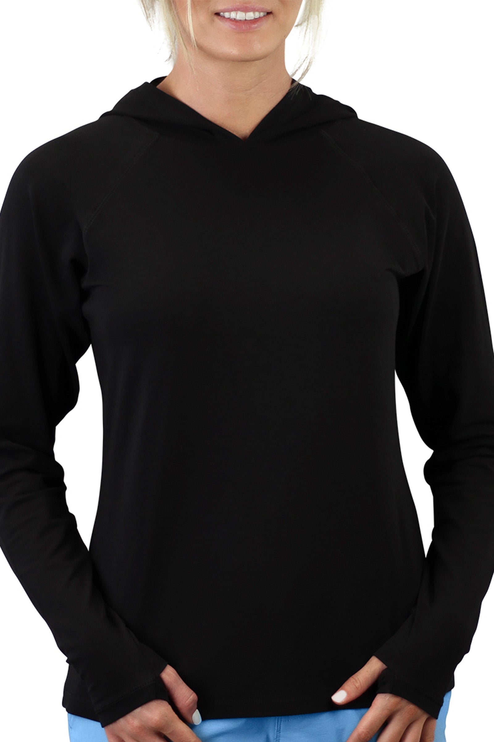 women's everyday hoodie in black|black