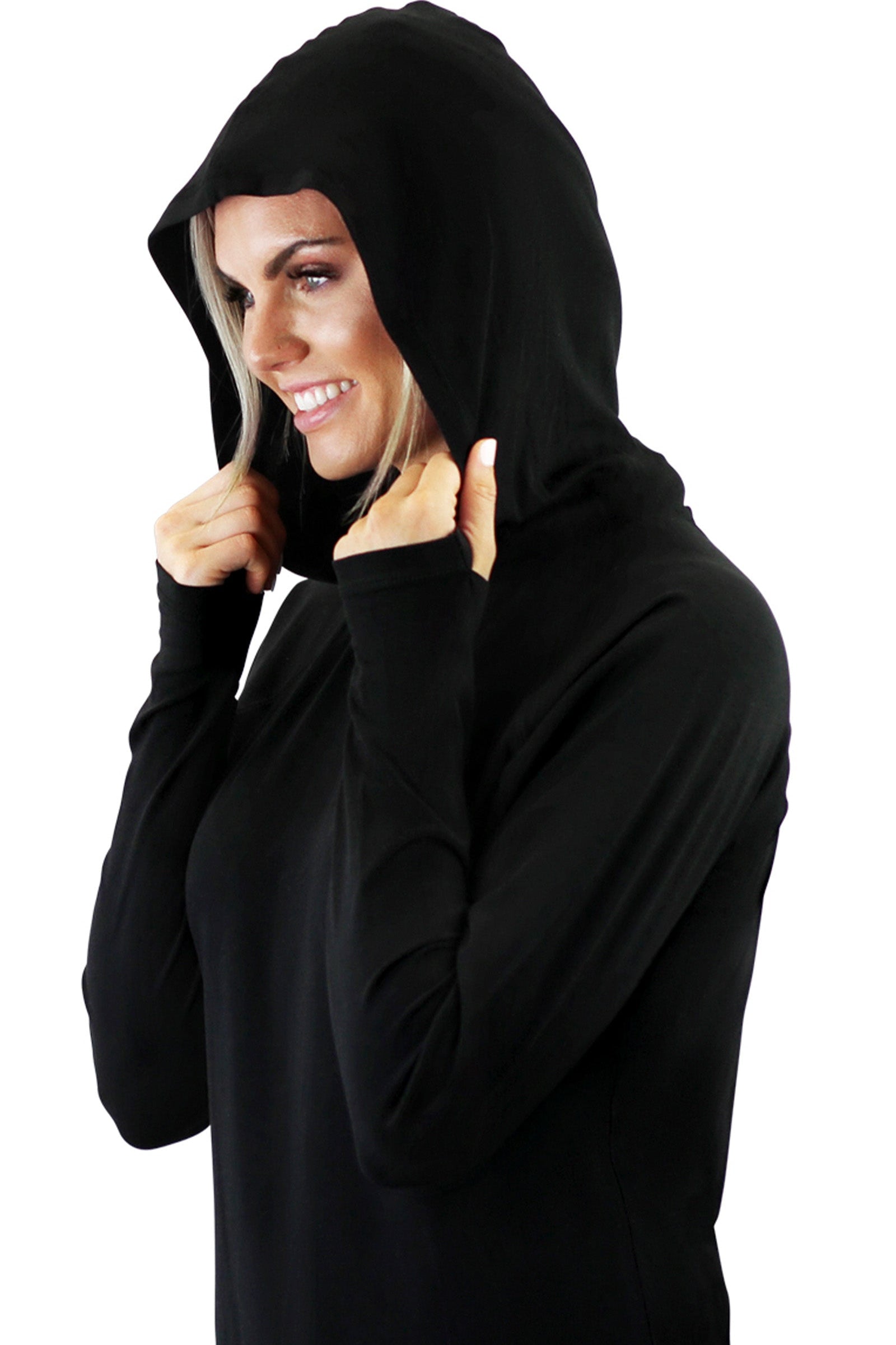women's everyday hoodie in black|black