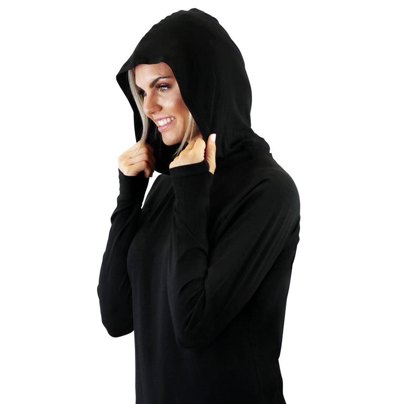 women's everyday hoodie in black|black