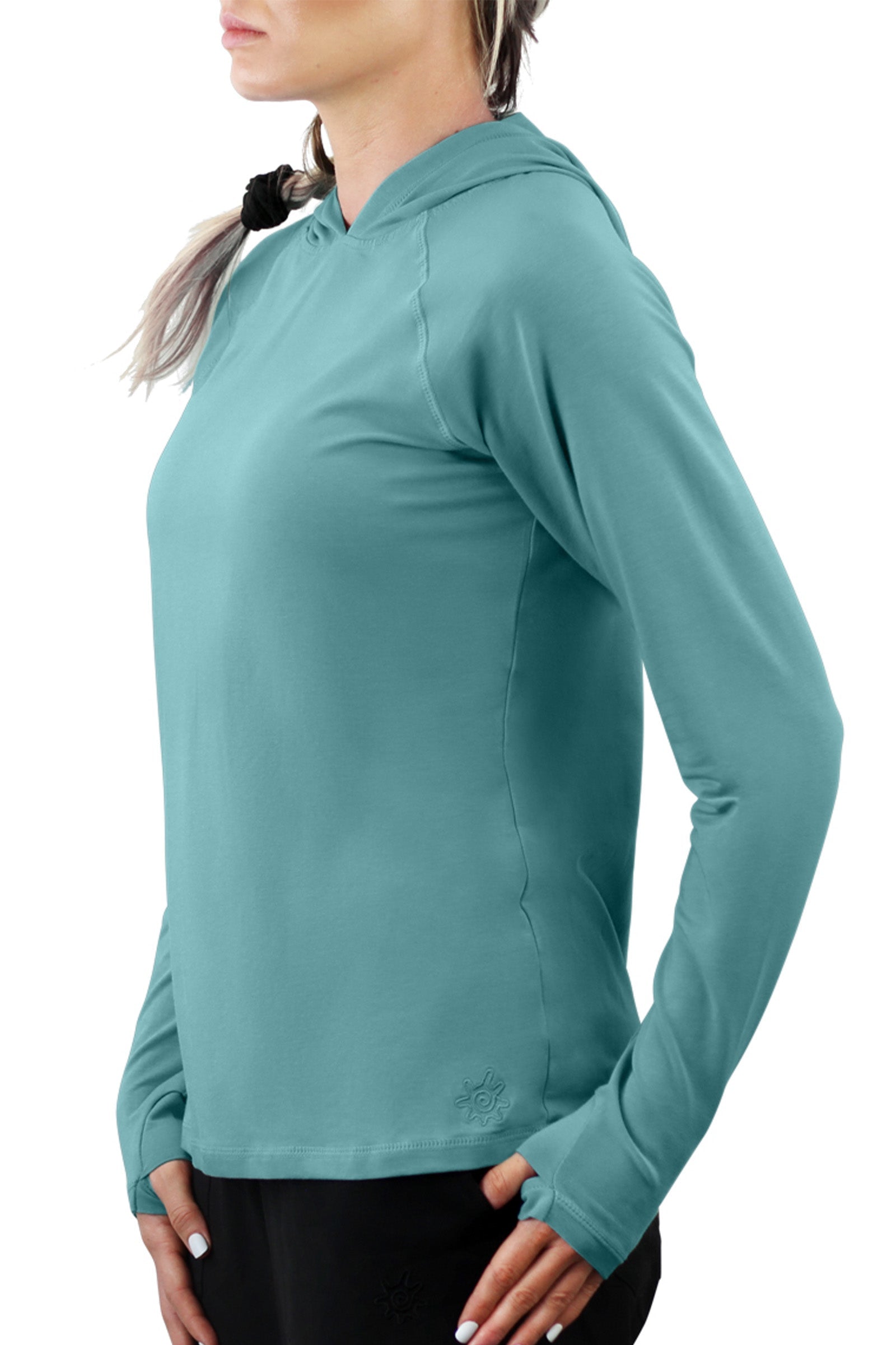 women's everyday hoodie in river|river