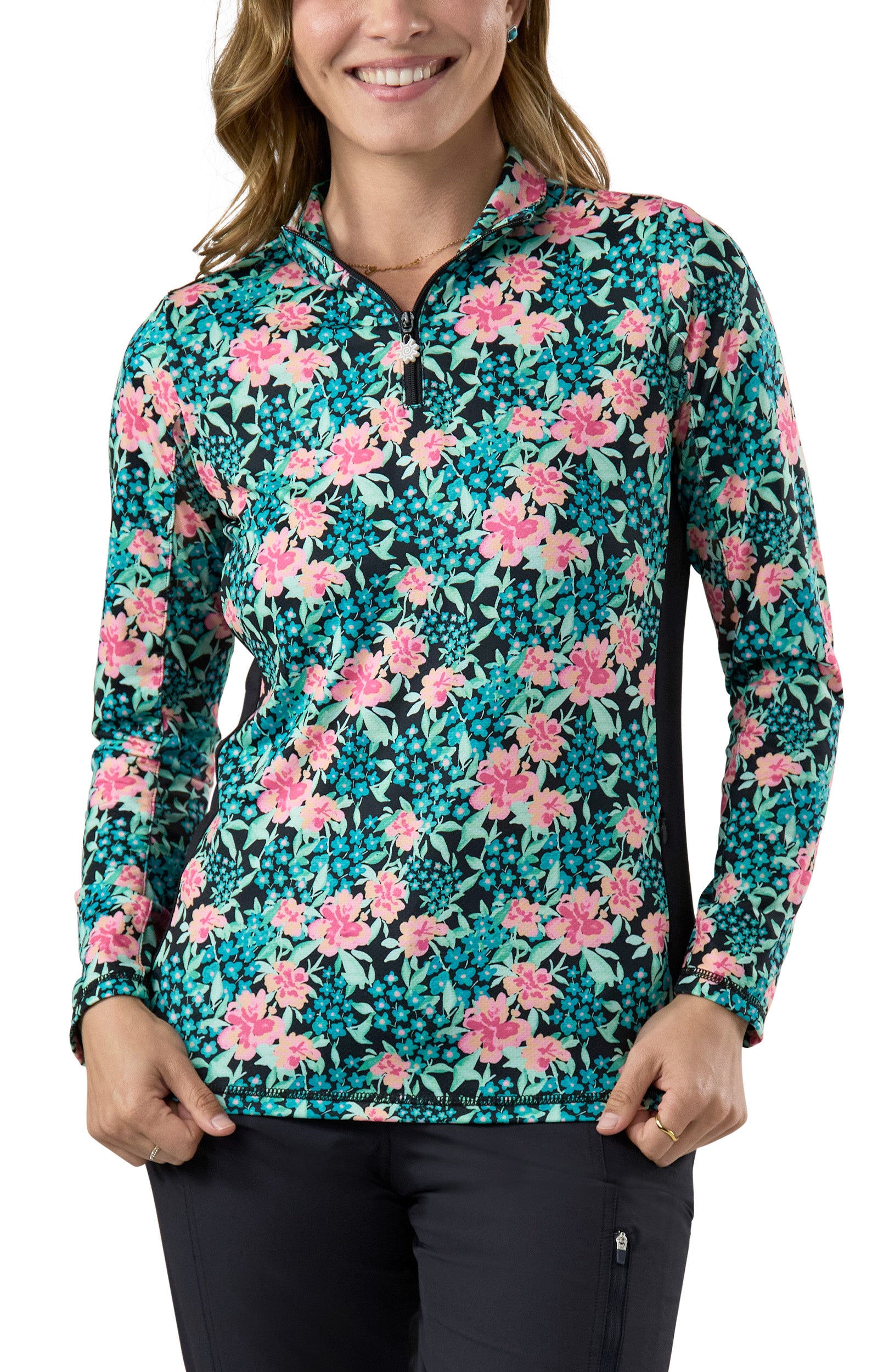 Women's Quarter Zip Vented Sun Shirt