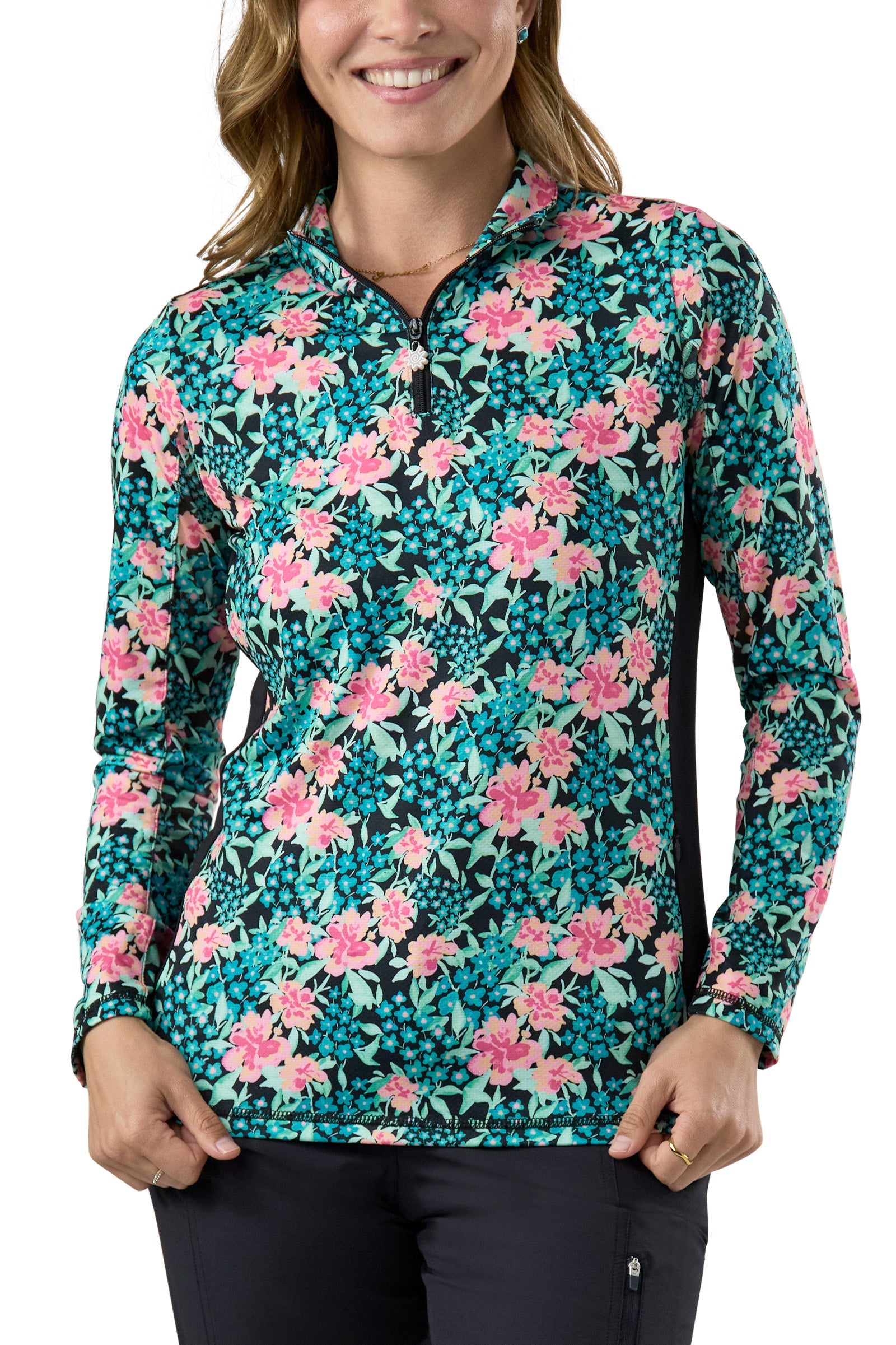 Women's Quarter Zip Vented Sun Shirt