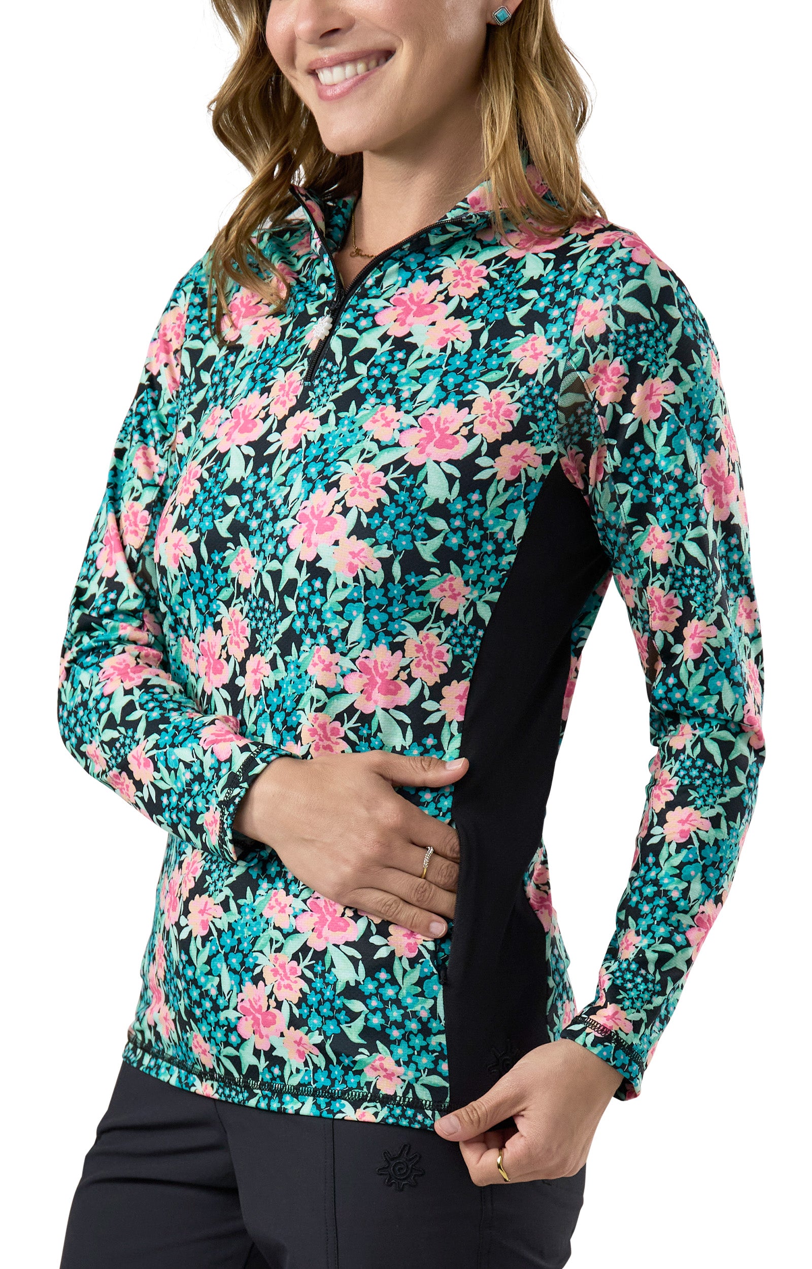 Women's Quarter Zip Vented Sun Shirt