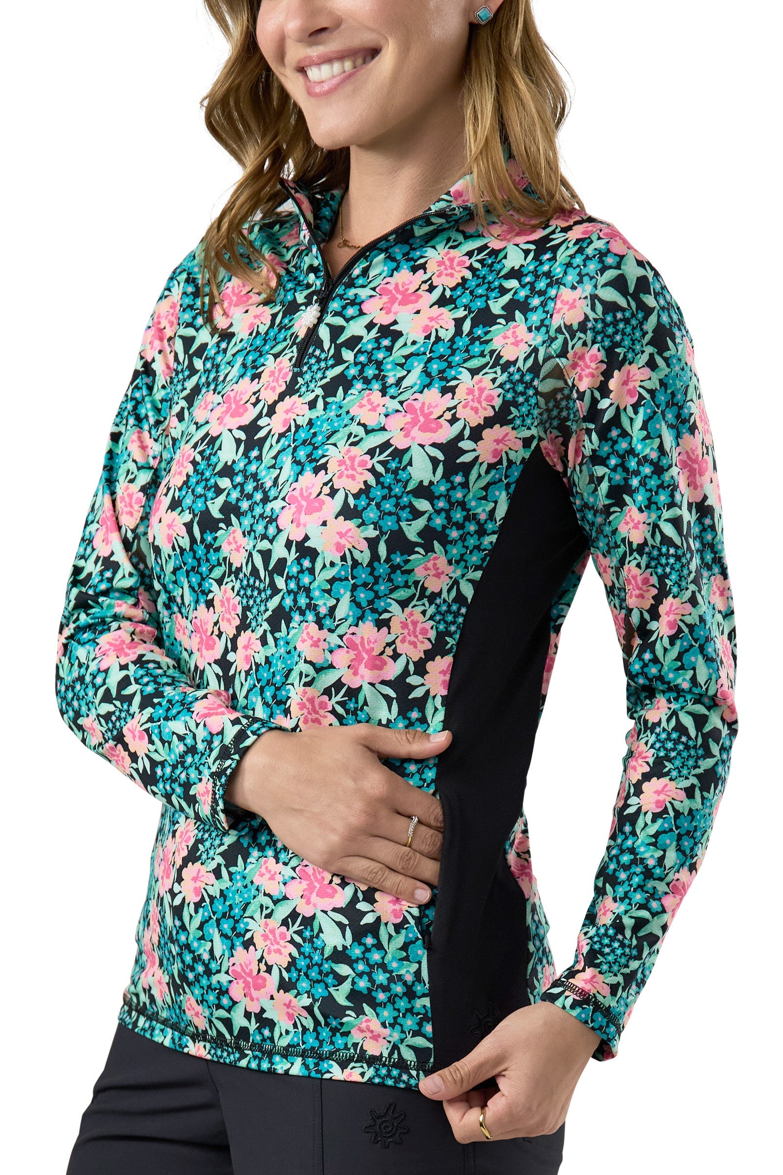 Women's Quarter Zip Vented Sun Shirt